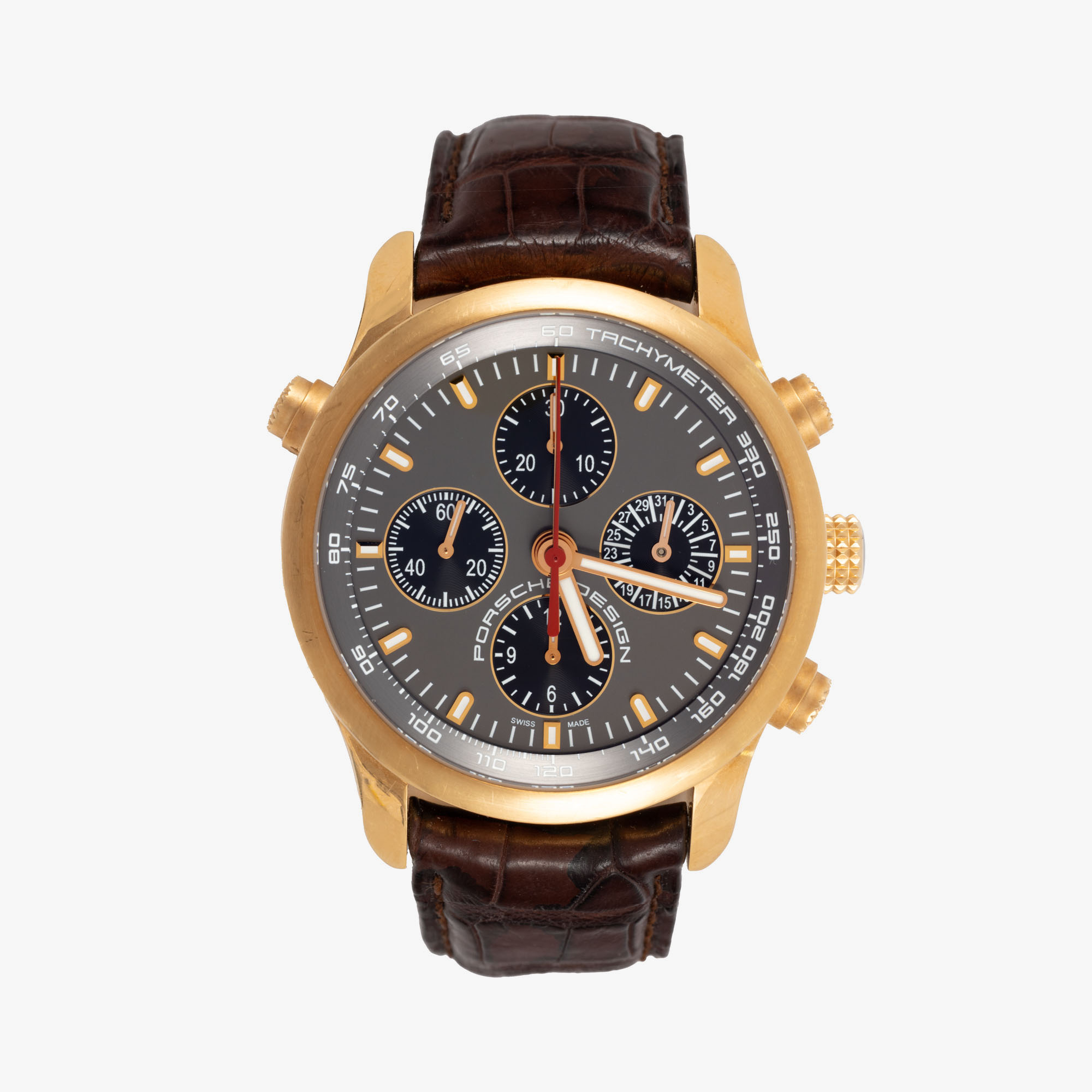 Ceas Porsche Design, din aur, de mână, bărbătesc