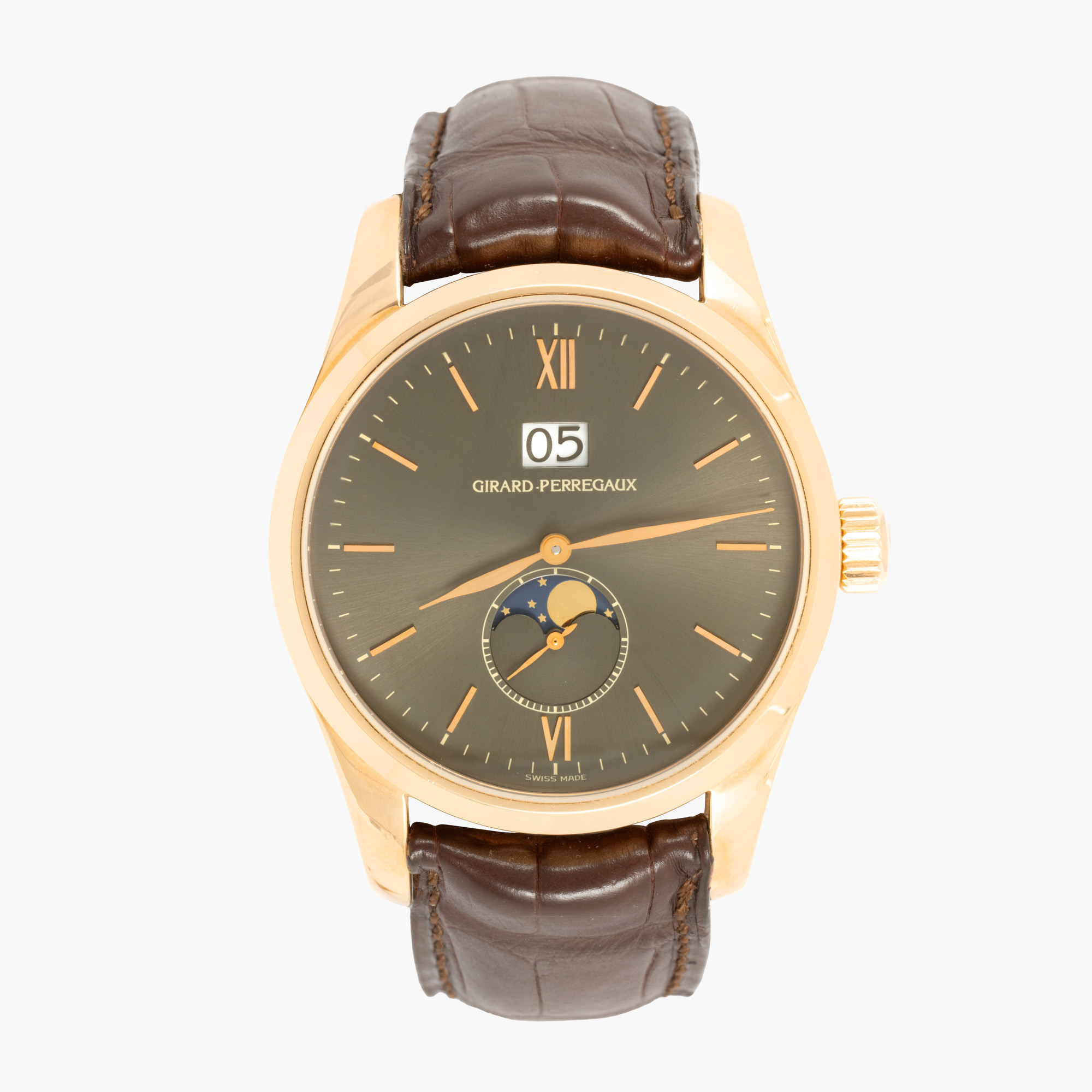 Ceas Girard Perregaux 1966, din aur, de mână, bărbătesc, însoțit de cutia originală