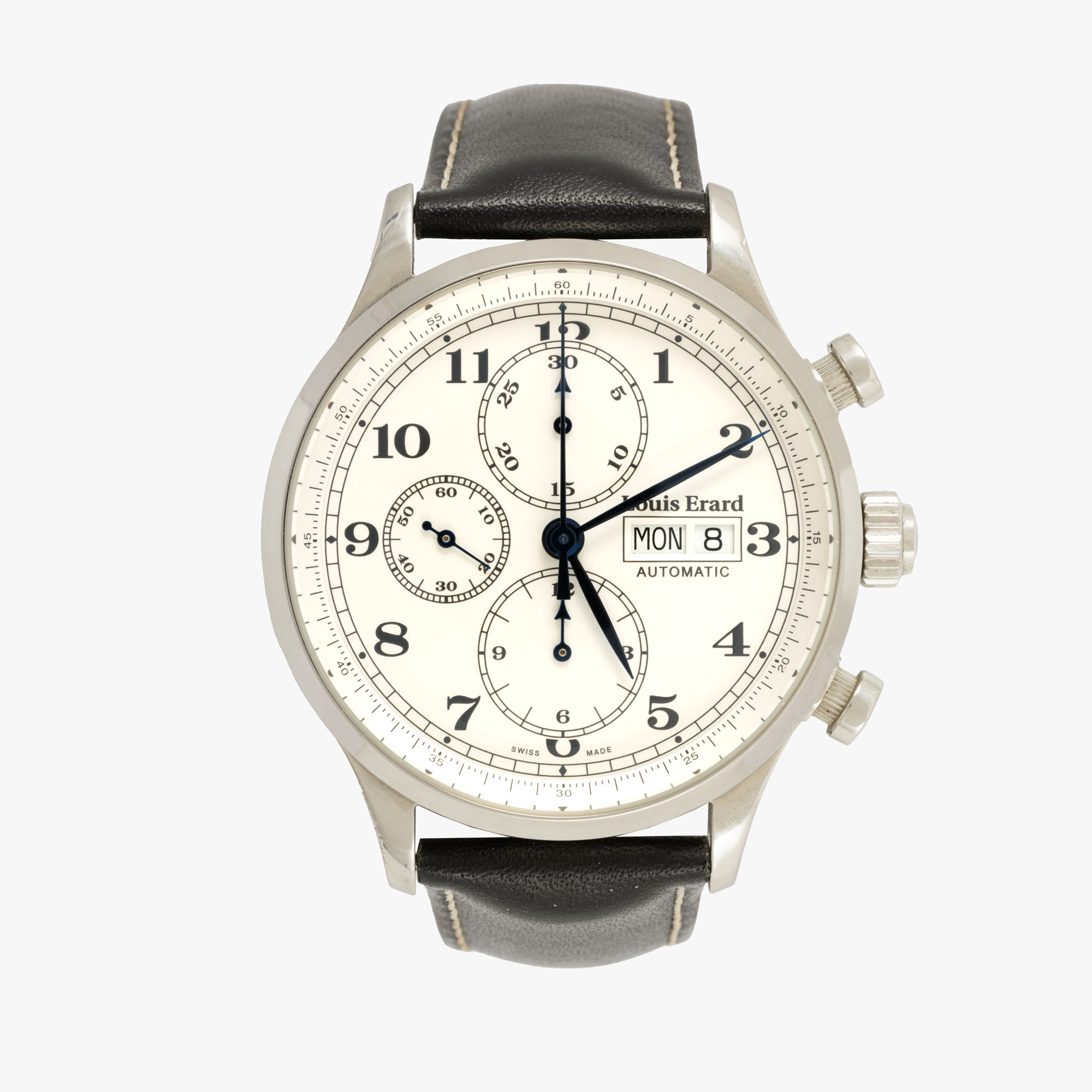 Louis Erard Chronograph Watch, Men's, Special Edition No. 360/500, accompanied by original box, warranty card, user manual