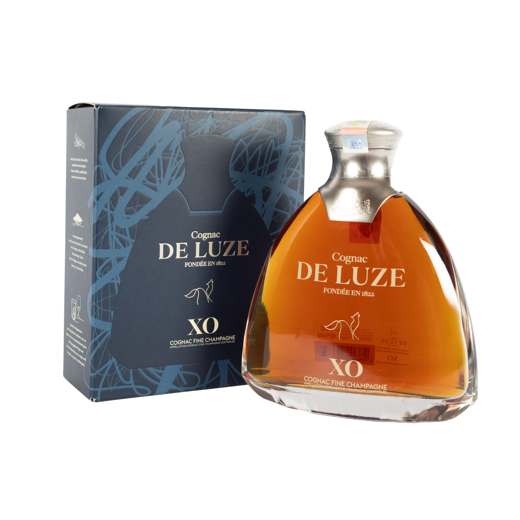 De Luze Cognac XO, 1st x 0,70l, în cutia originală