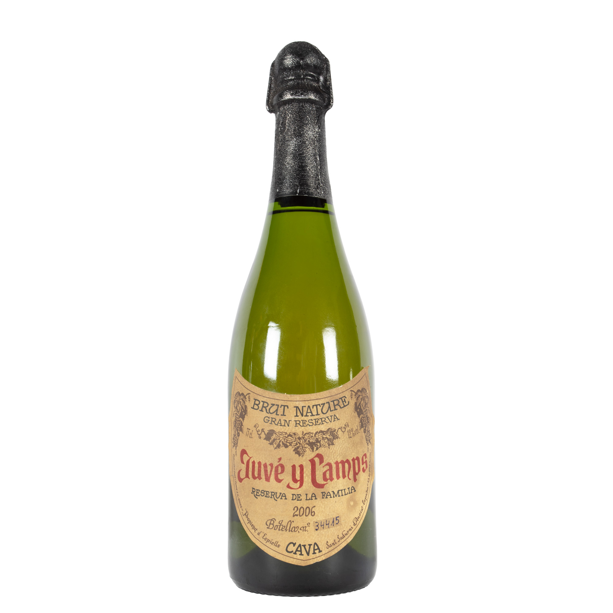 Juvé y Camps Cava Brut, 2006, 1st x 0,75l, sticlă numerotată 34415