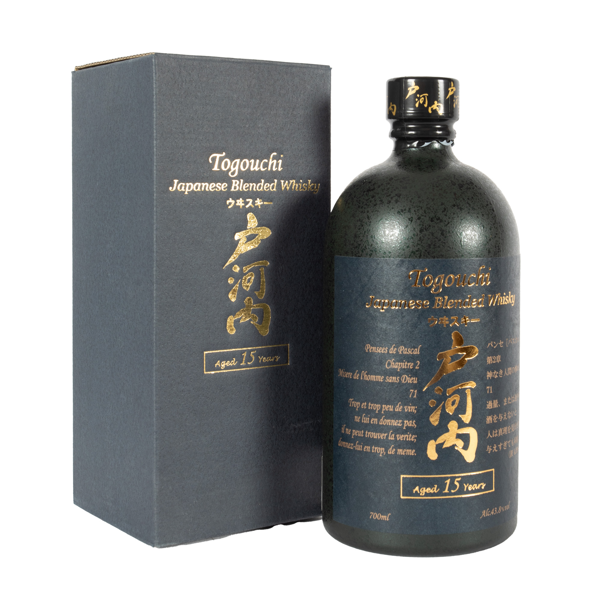 Togouchi Japanese Blended Whisky, 15 ani vechime, 1st x 0,70l, în cutia originală