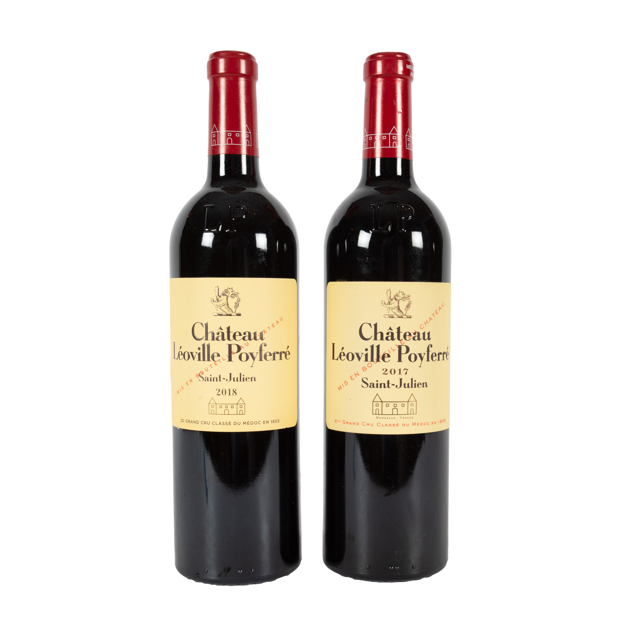 Château Leoville Poyferre, Saint-Julien Deuxiemes Grand Crus, 2017/2018, 2st x 0,75l
