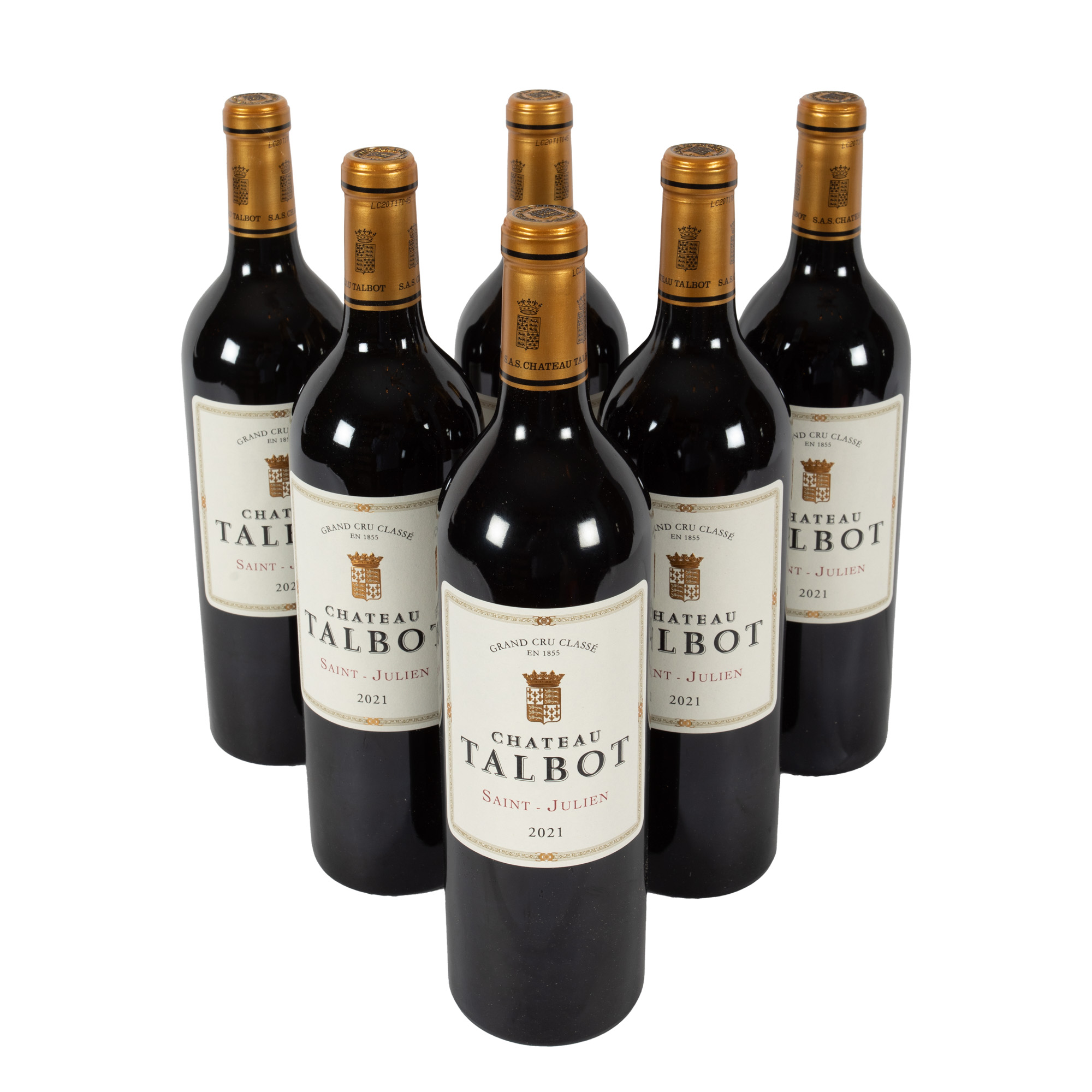 Château Talbot, Saint-Julien Quatriemes Grand Crus, 2021, 6st x 0,75l