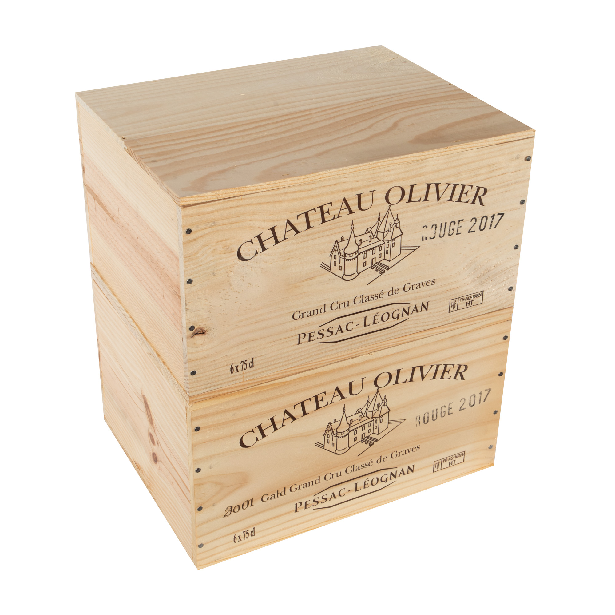 Château Olivier Rouge, Pessac-Léognan, 2017, 12 bottles x 0.75l, in original and sealed boxes