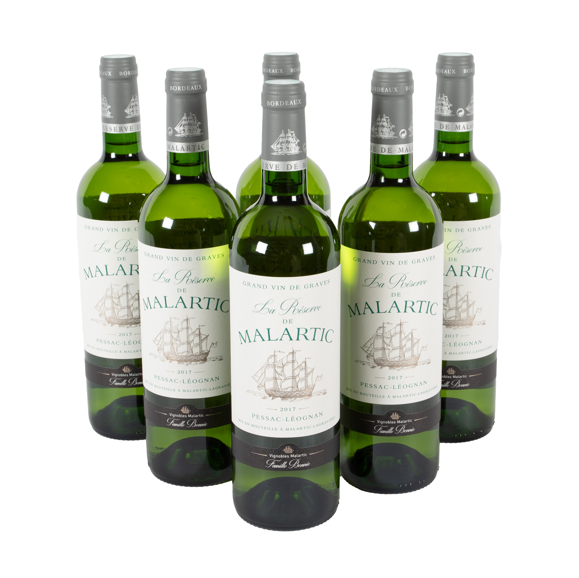 La Reserve De Malartic Blanc, Pessac-Léognan, 2017, 6st x 0,75l
