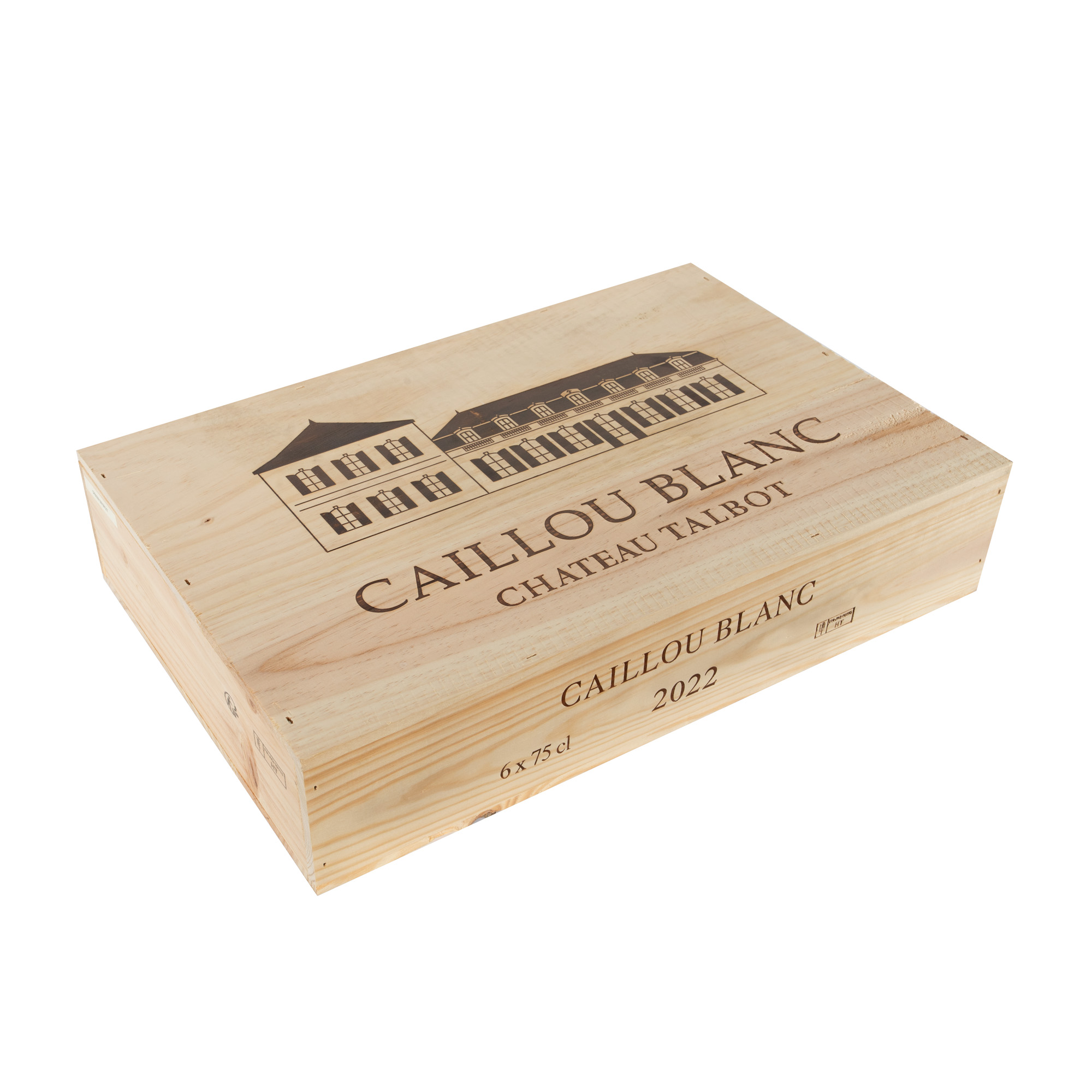 White Pebble of Château Talbot, Bordeaux Blanc, 2022, 6bt x 0.75l, in the original and sealed box