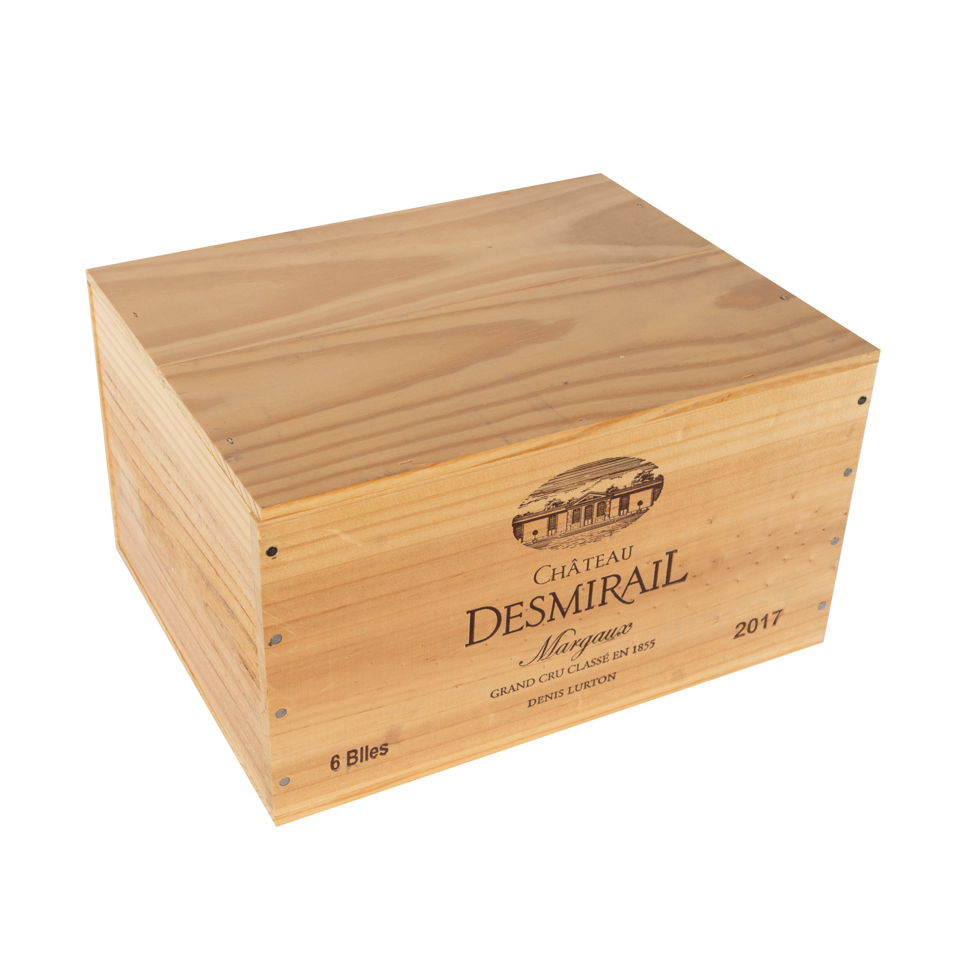 Château Desmirail, Margaux Cru Classé, 2017, 6 bottles x 0,75l, in the original and sealed box