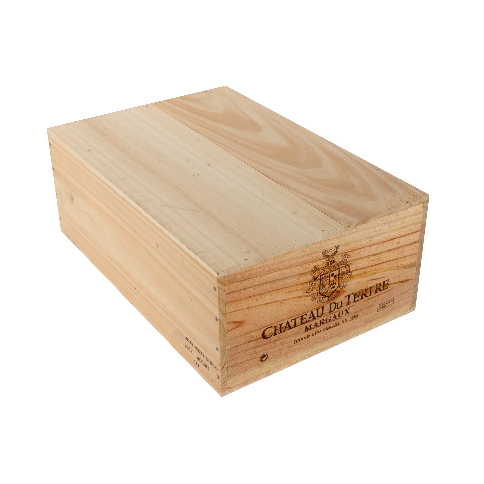 Château Du Tertre, Margaux Cru Classé, 2013, 12 bottles x 0.75l, in the original and sealed box