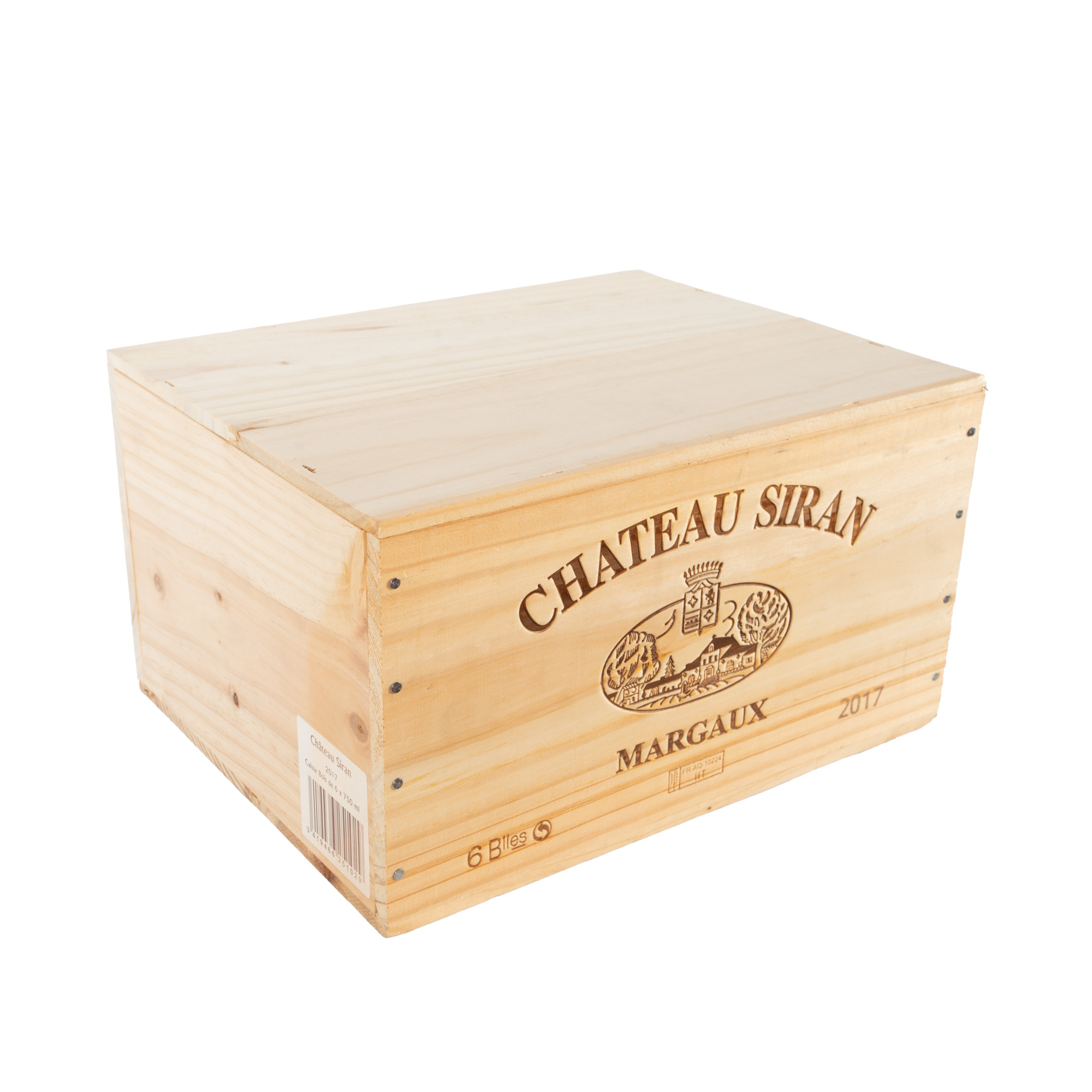 Château Siran, Margaux, 2017, 6st x 0,75l, în cutia originală și sigilată