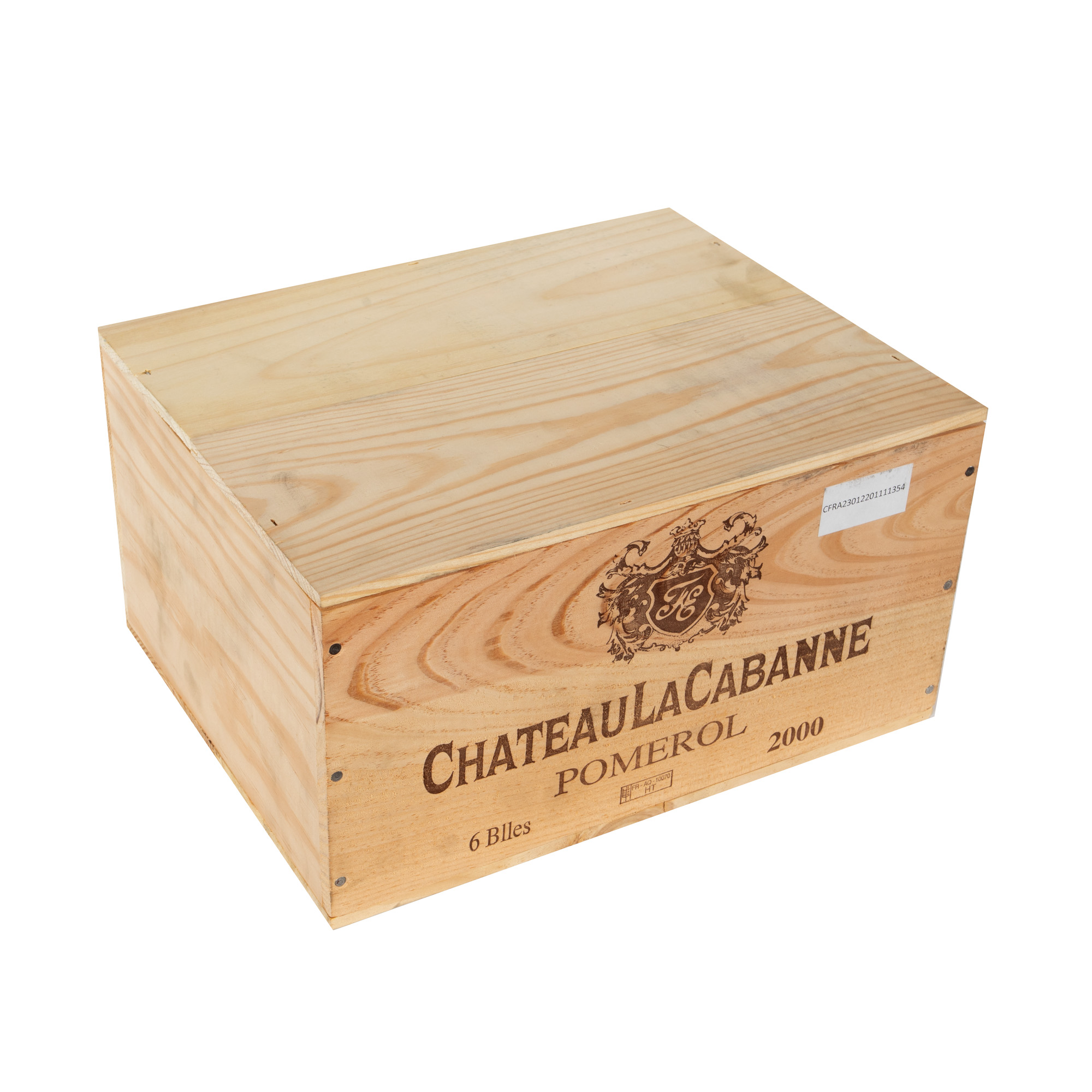 Château La Cabanne, Pomerol, 2000, 6 bottles x 0.75l, in the original and sealed box