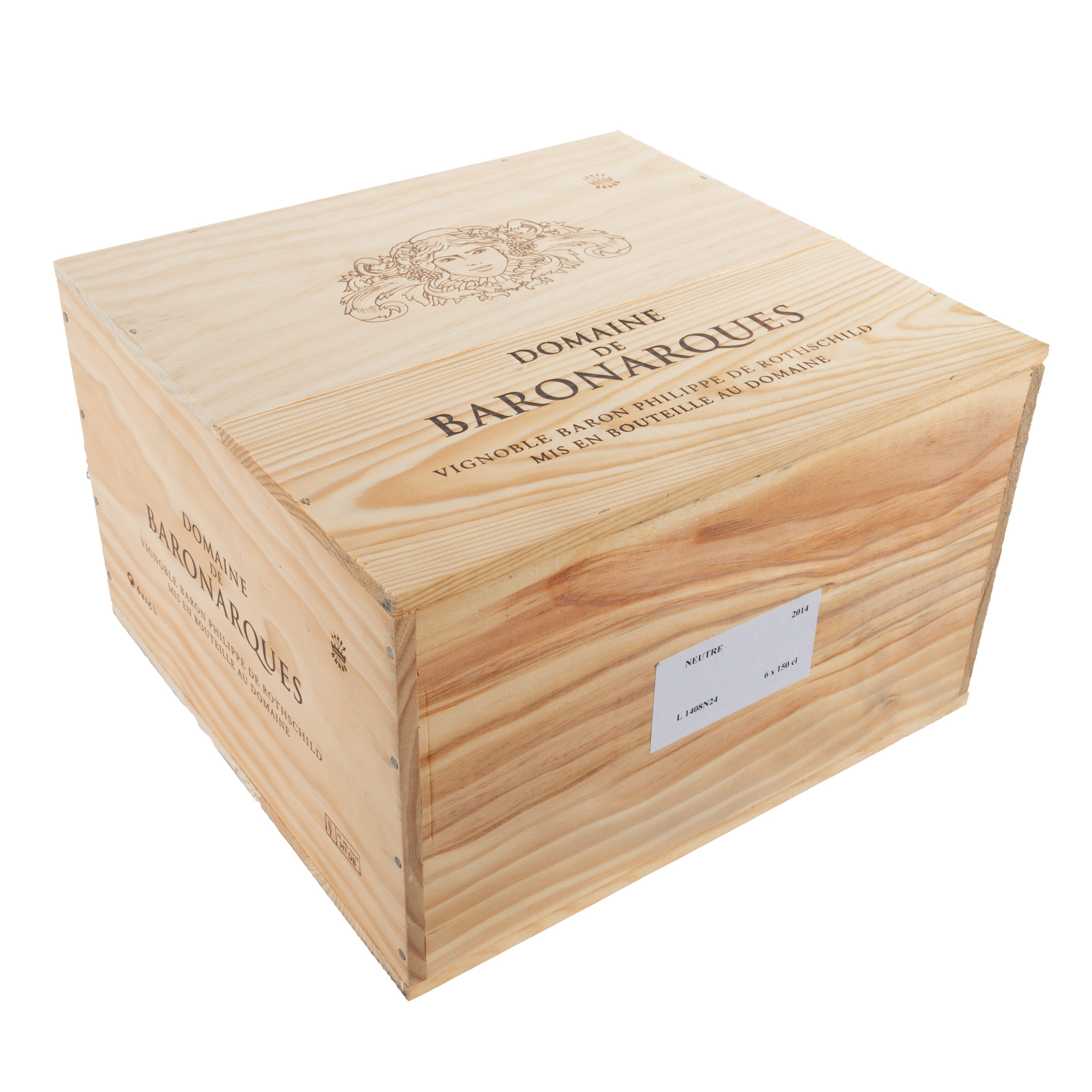 Domaine De Baronarques Rouge, Limoux, 2014, 6st x 1,5l, în cutia originală și sigilată