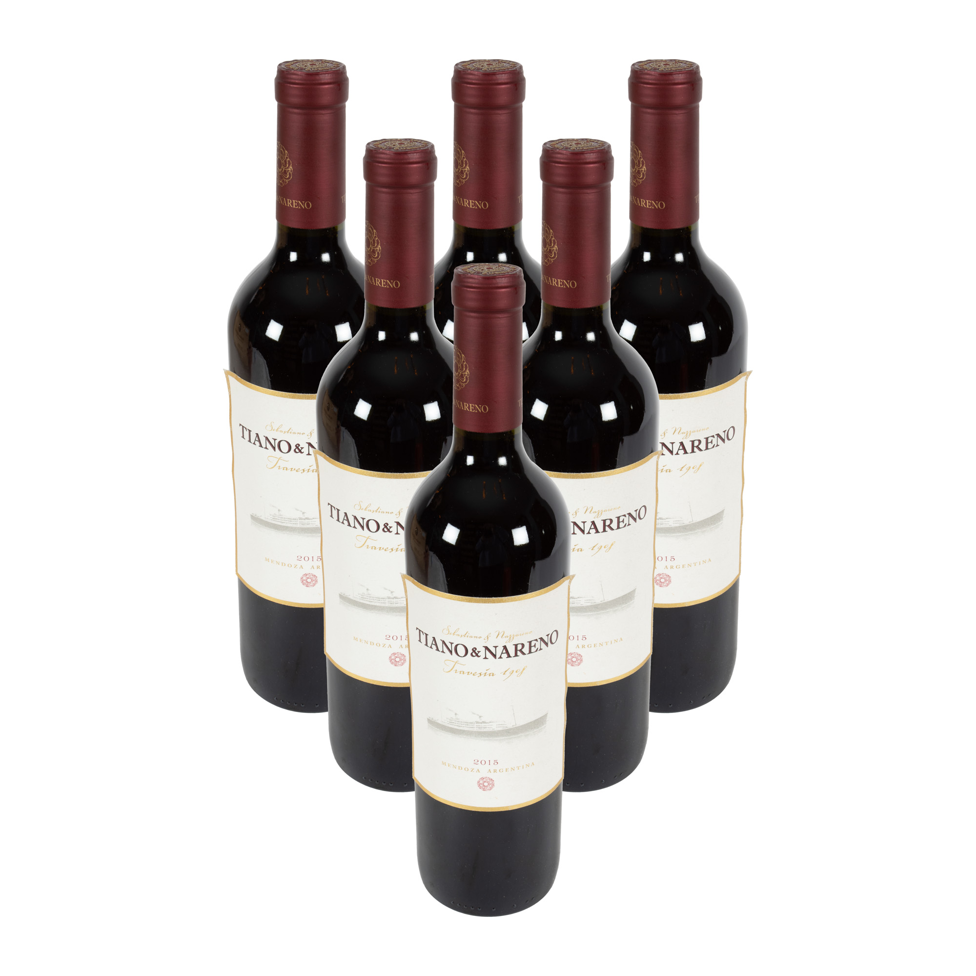 Tiano & Nareno, Argentina, 2015, 6btl x 0.75l, in original box