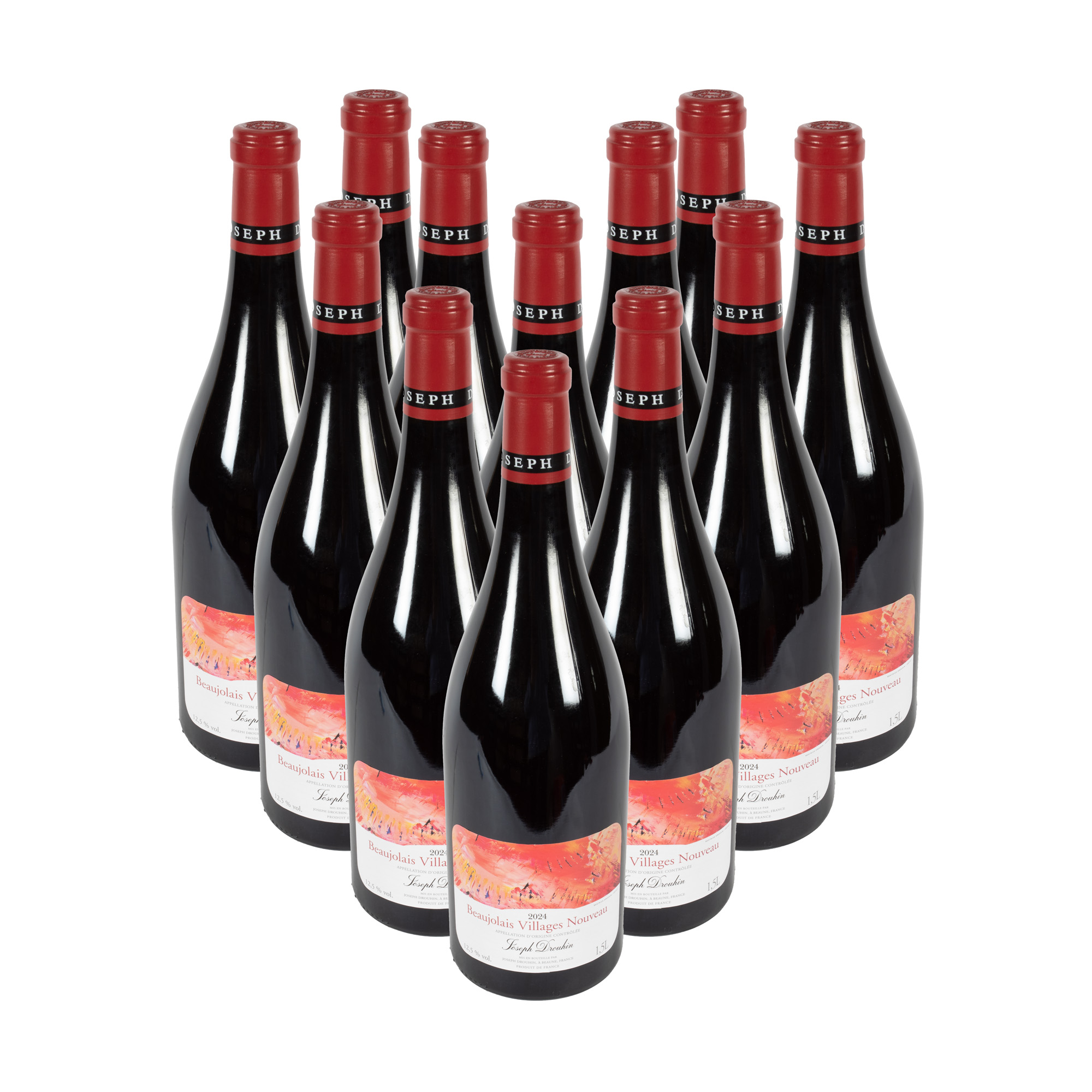 Joseph Drouhin, Beaujolais Villages Nouveau, 2024, 12 boxes x 1.5l
