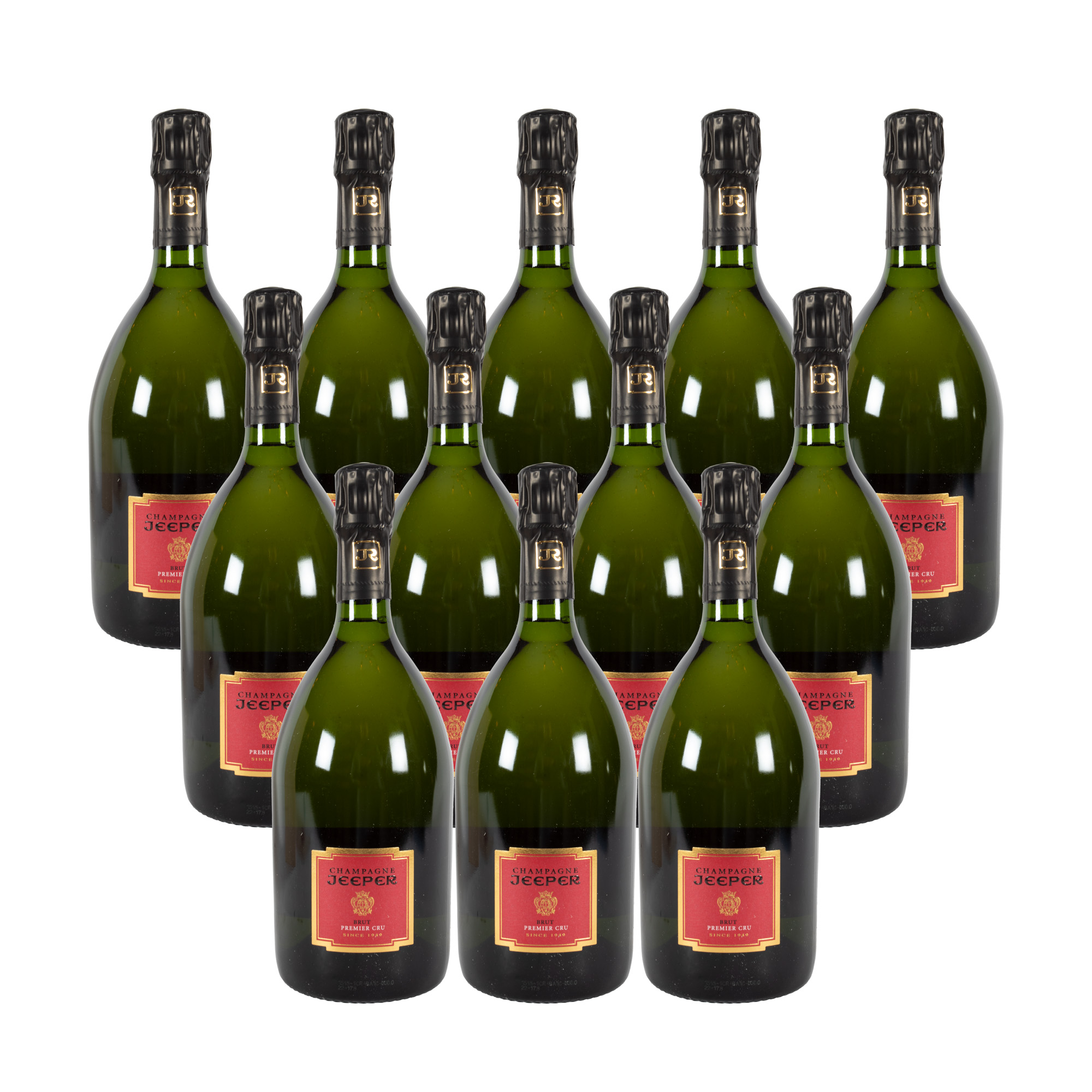 Champagne Jeeper Premier Cru Brut, 12st x 0,75l, în cutiile originale