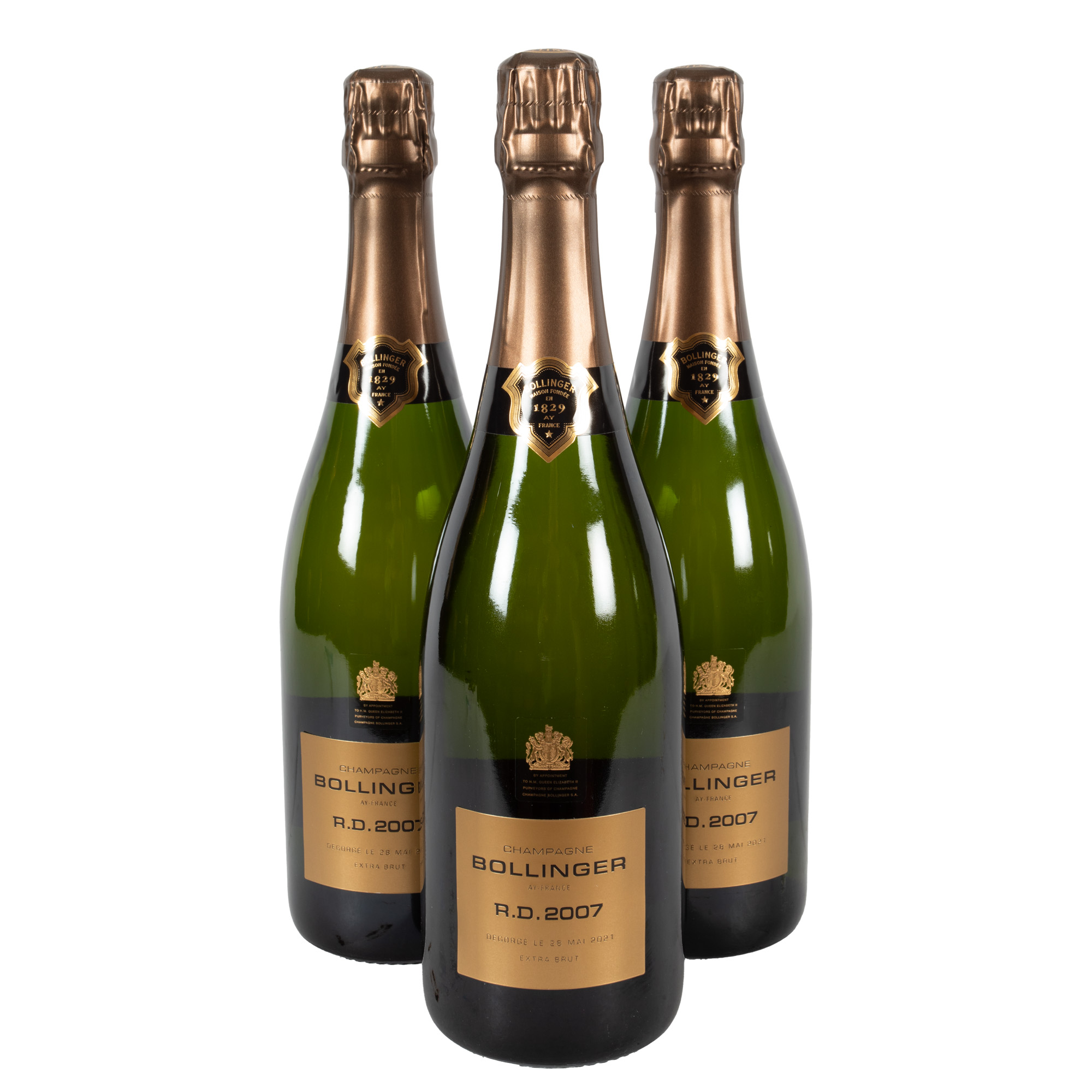 Champagne Bollinger R.D., 2007, 3st x 0,75l