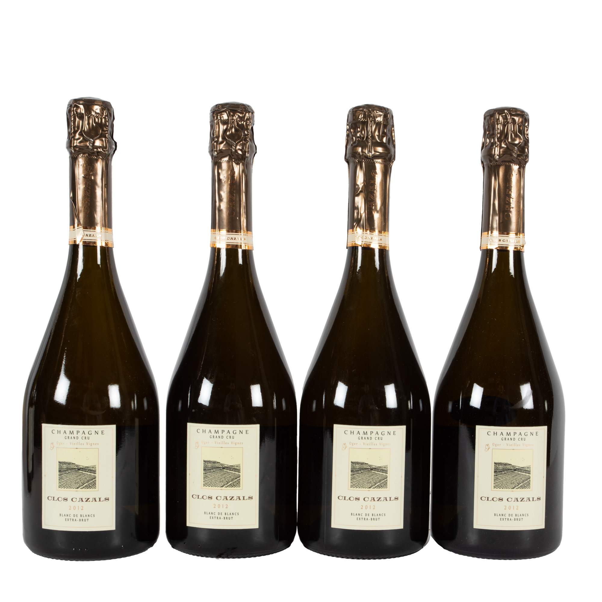 Champagne Cazals, Clos Cazals, 2012, 4st x 0,75l