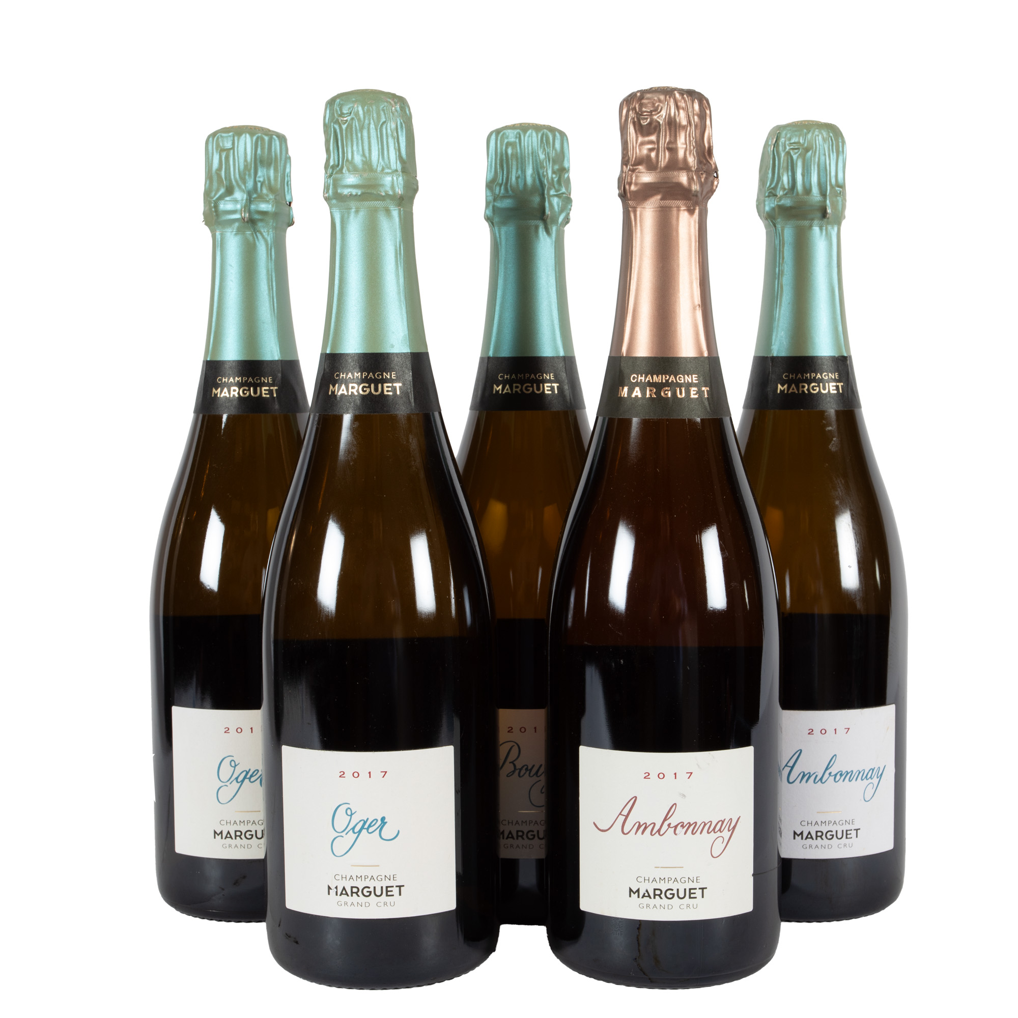 Champagne Marguet, Ambonnay, Bourzy și Oger, 2017, 5st x 0,75l