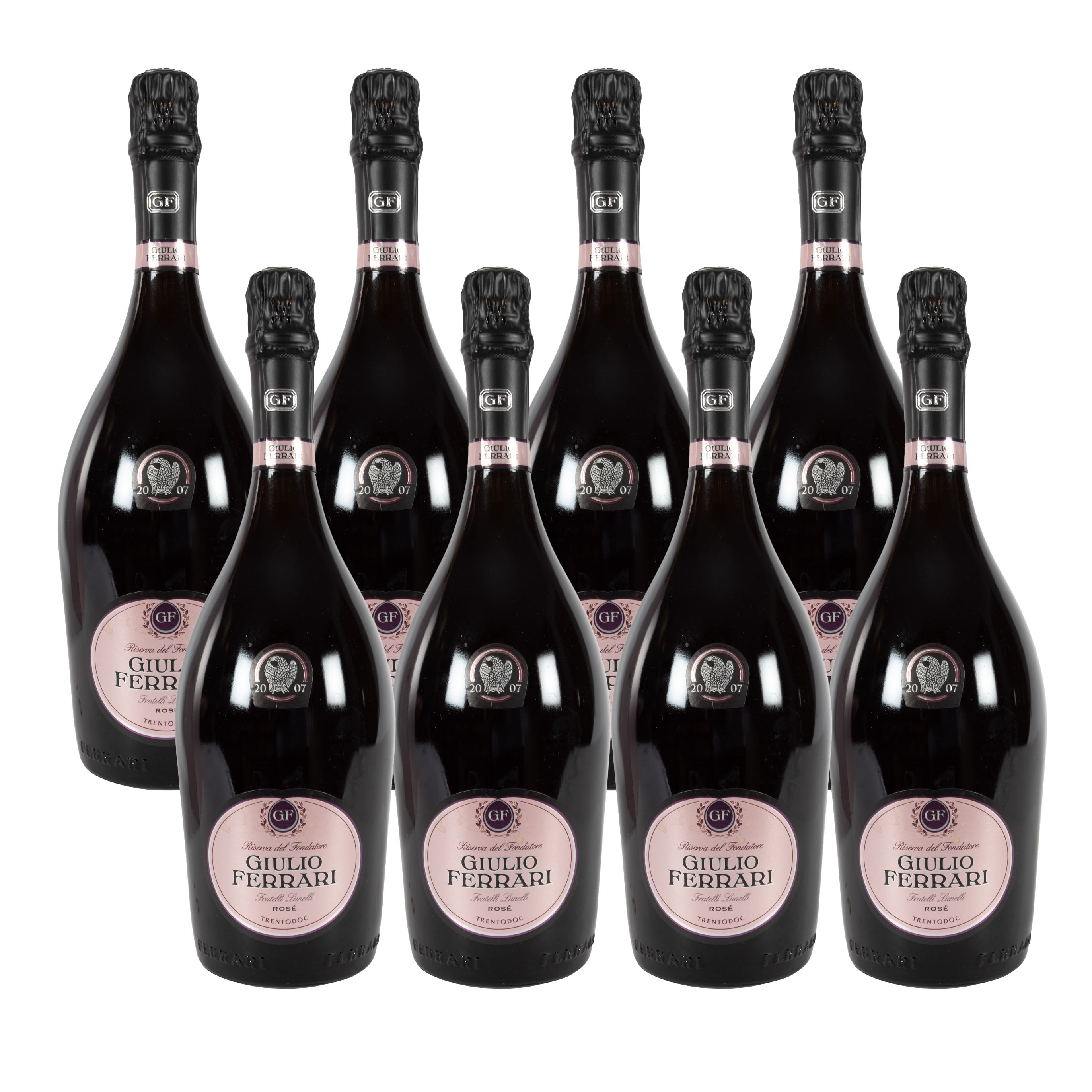 Giulio Ferrari Rosé Riserva, Trento, 8st x 0,75l, în cutiile originale