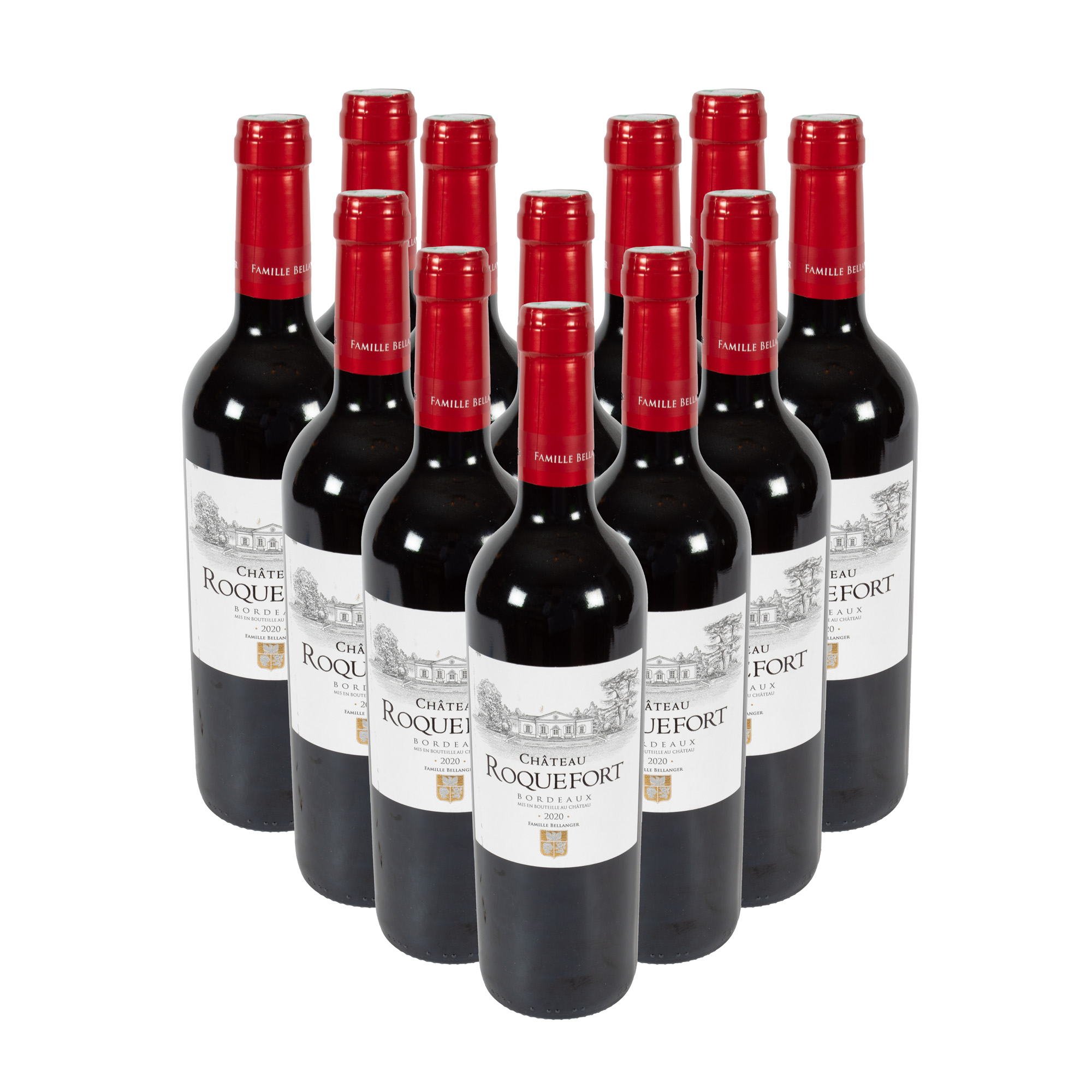 Château Roquefort, Bordeaux, 2020, 12st x 0,75l