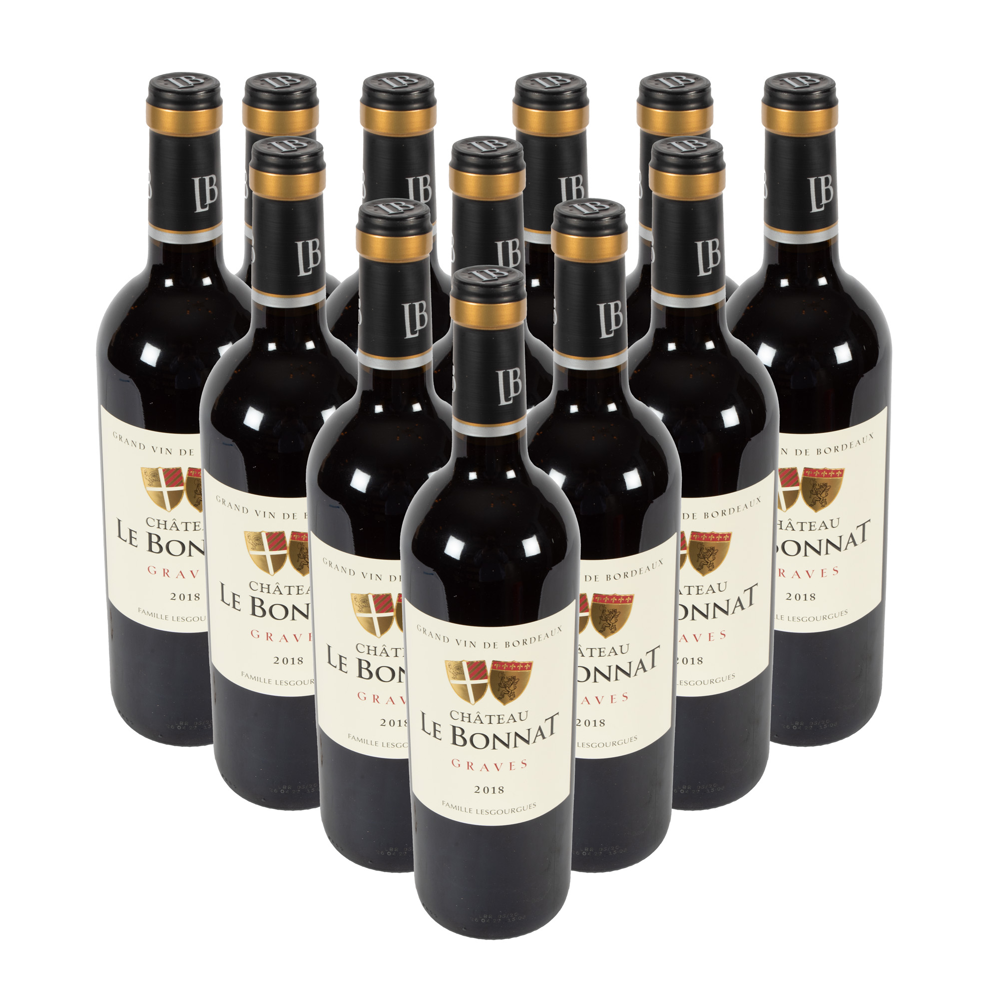 Château Le Bonnat, Graves, 2018, 11st x 0,75l