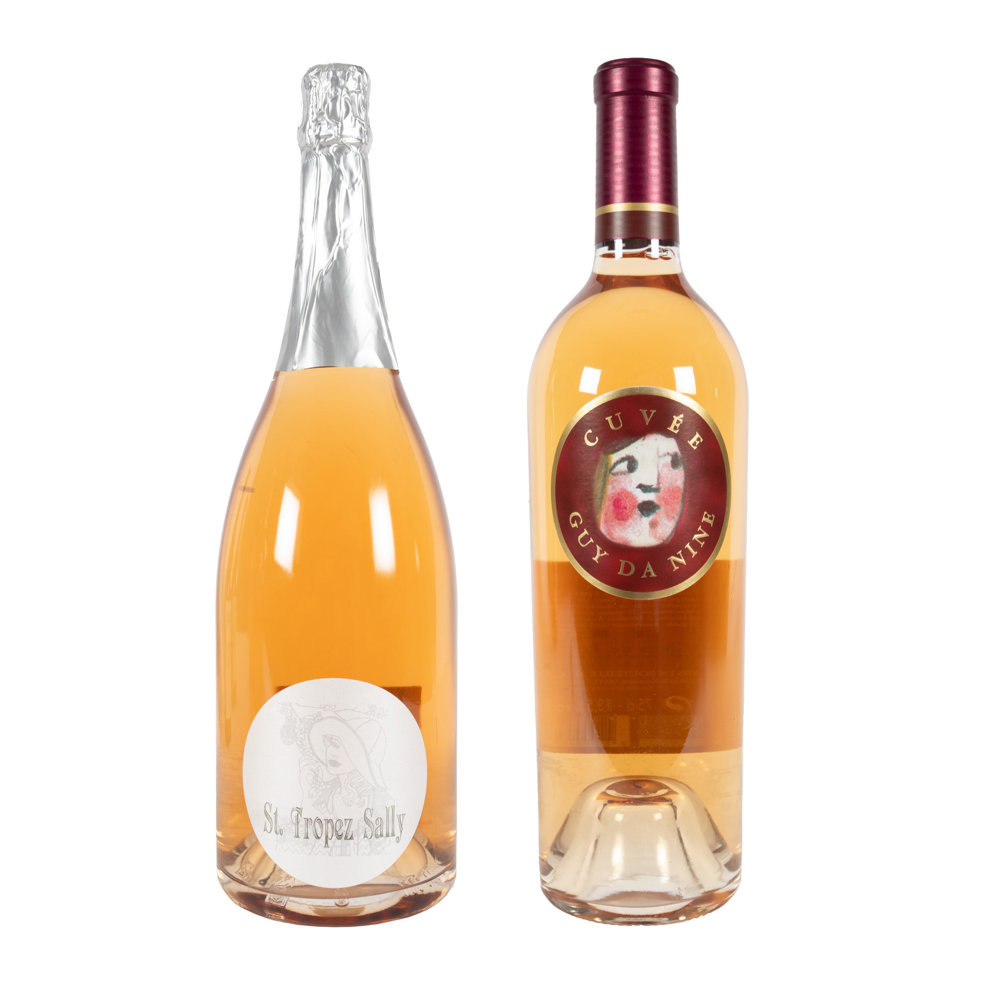 Sally Extra Brut Rosé, Côtes de Provence and Guy Da Nine Rosé, 2016/2018, 1st x 1.5l, 1st x 0.75l