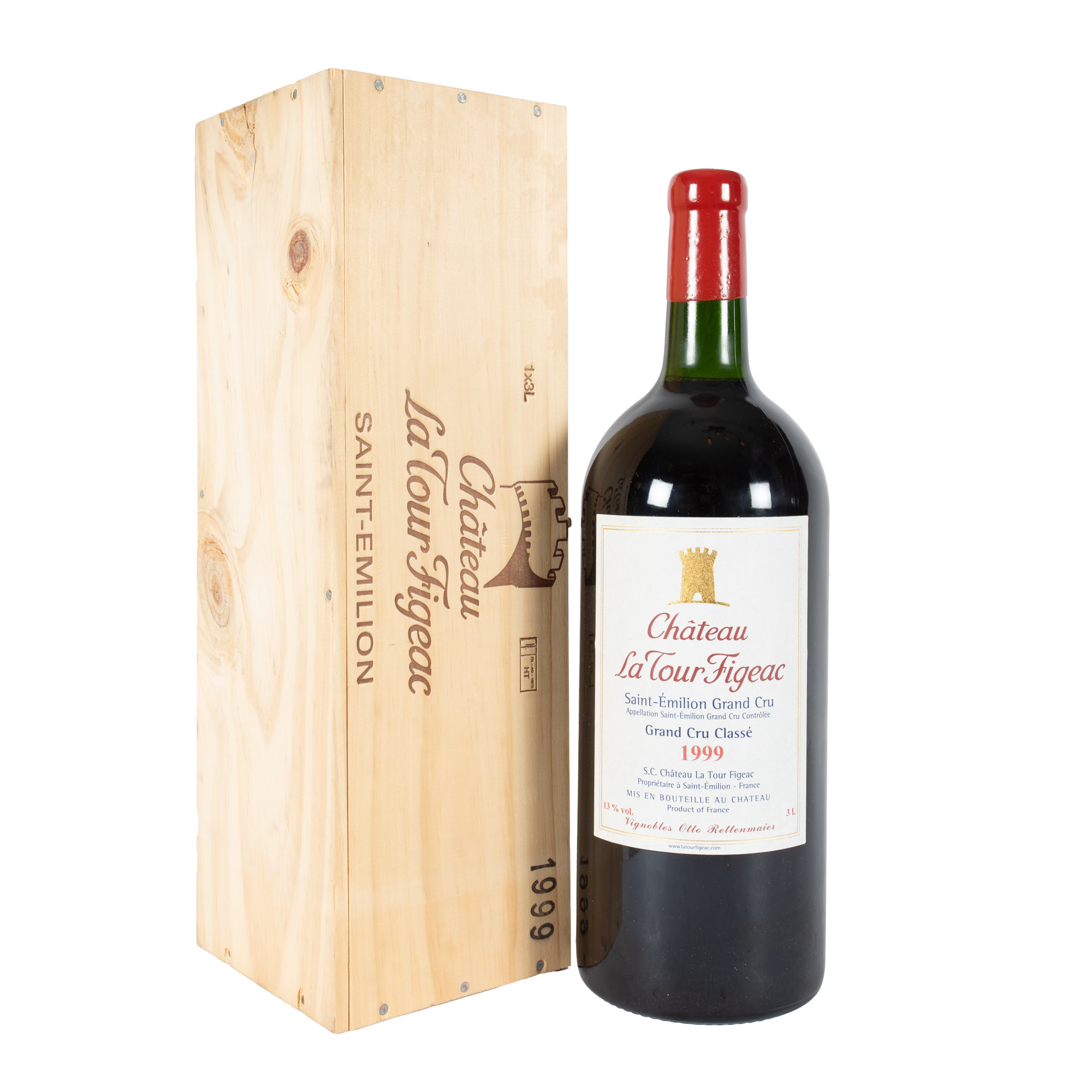 Château La Tour Figeac, Saint-Émilion, 1999, 1st x 3l, in original box