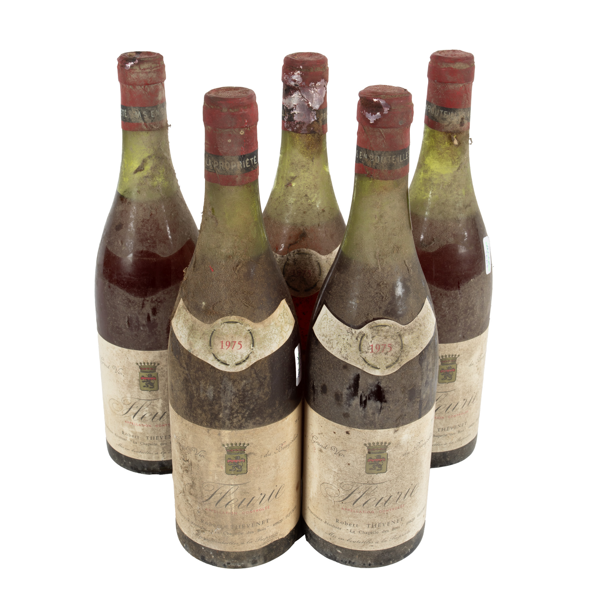 Robert Thevenet, Fleurie, 1975, 5st x 0,75l