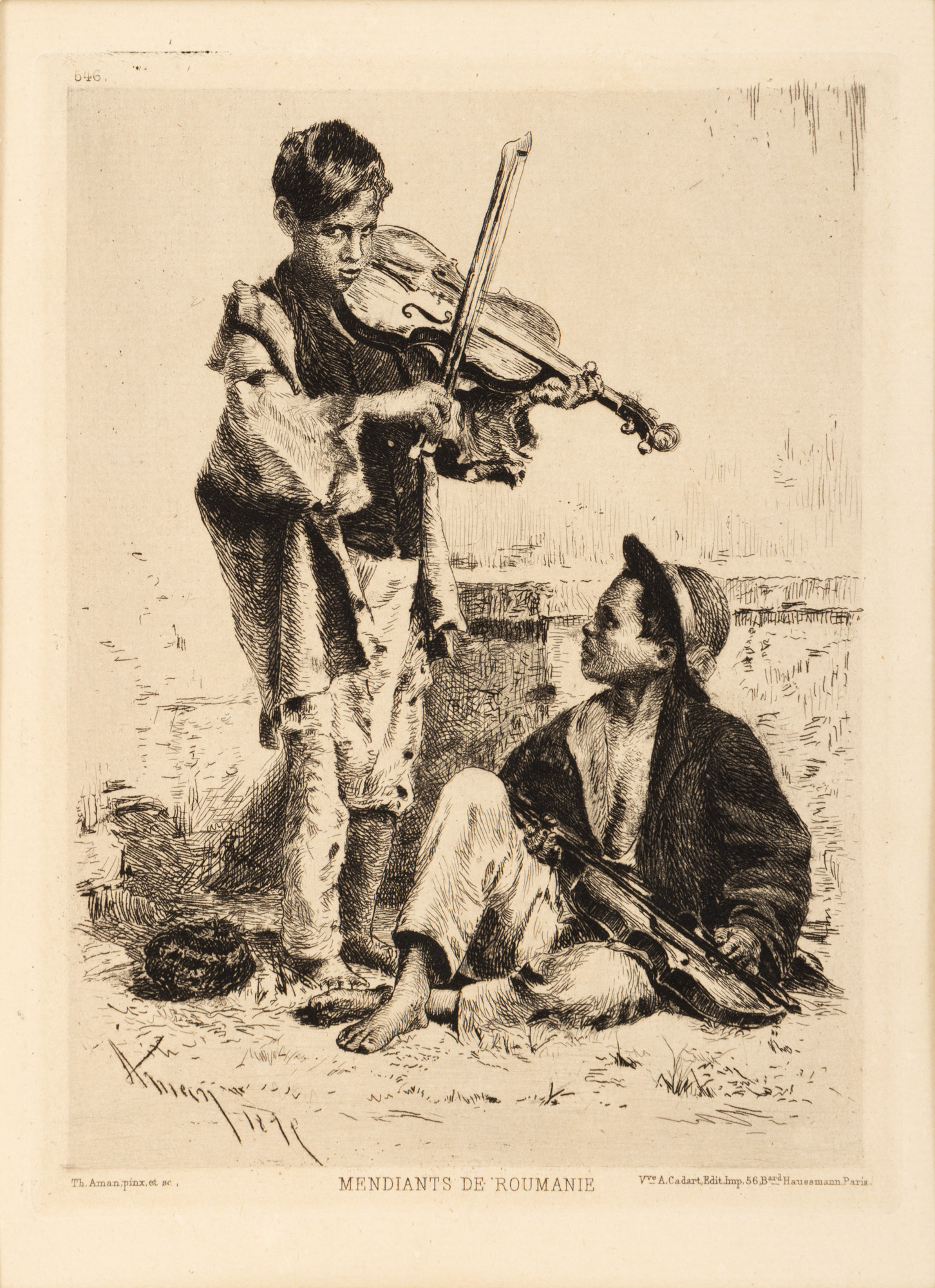 Mendiants de Roumanie