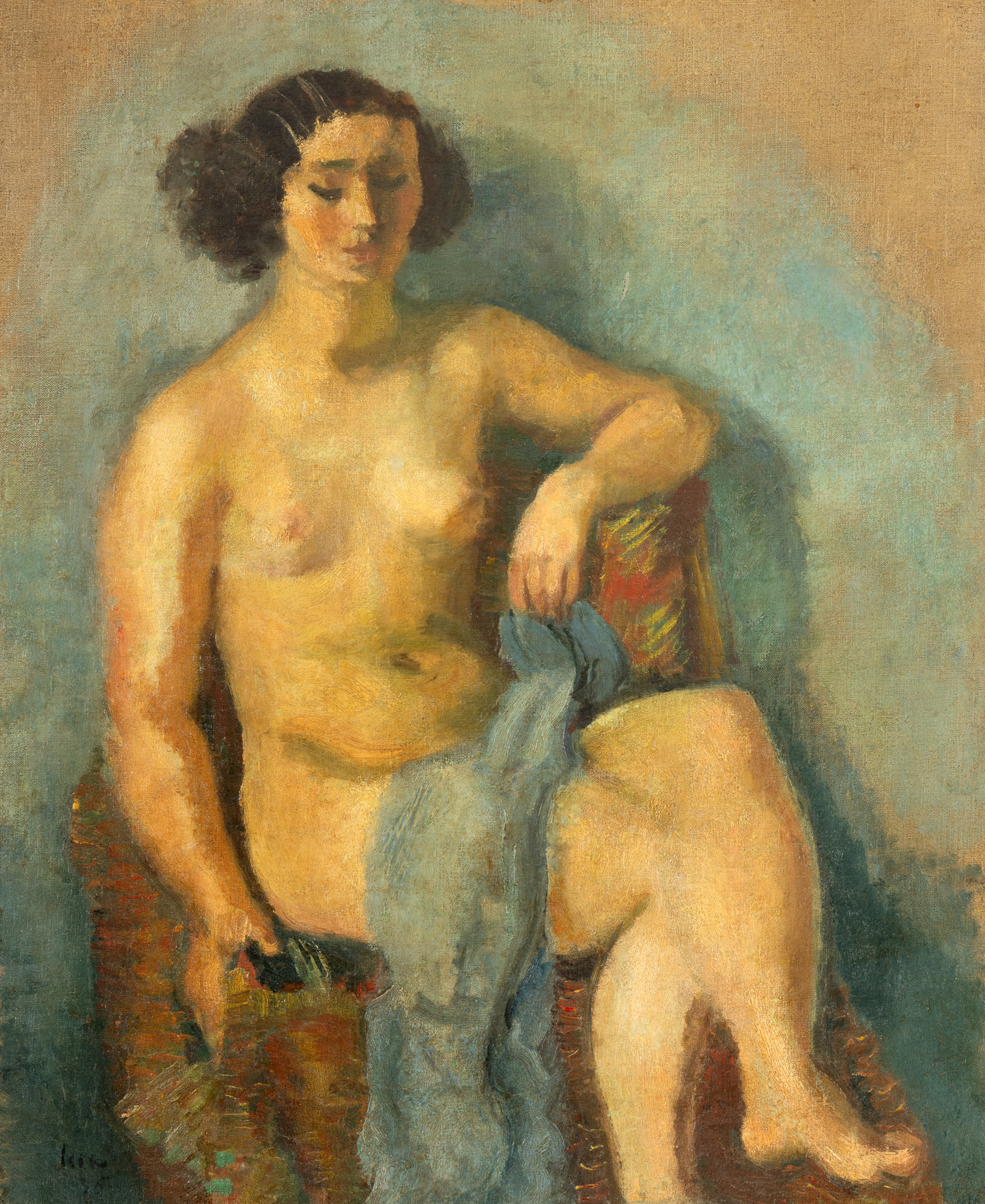 Nud cu eșarfă