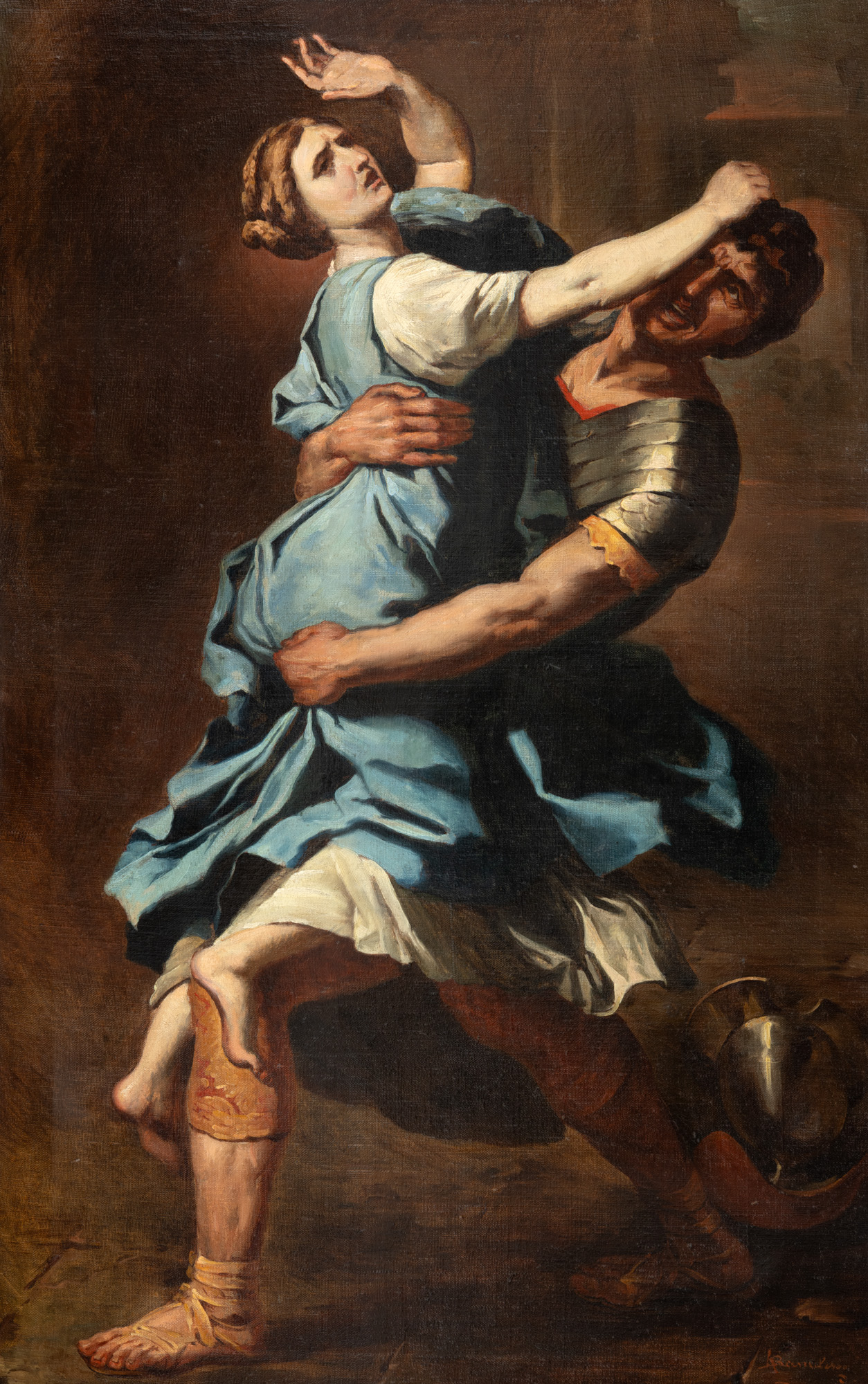Răpirea Sabinelor (după o lucrare de Nicolas Poussin)