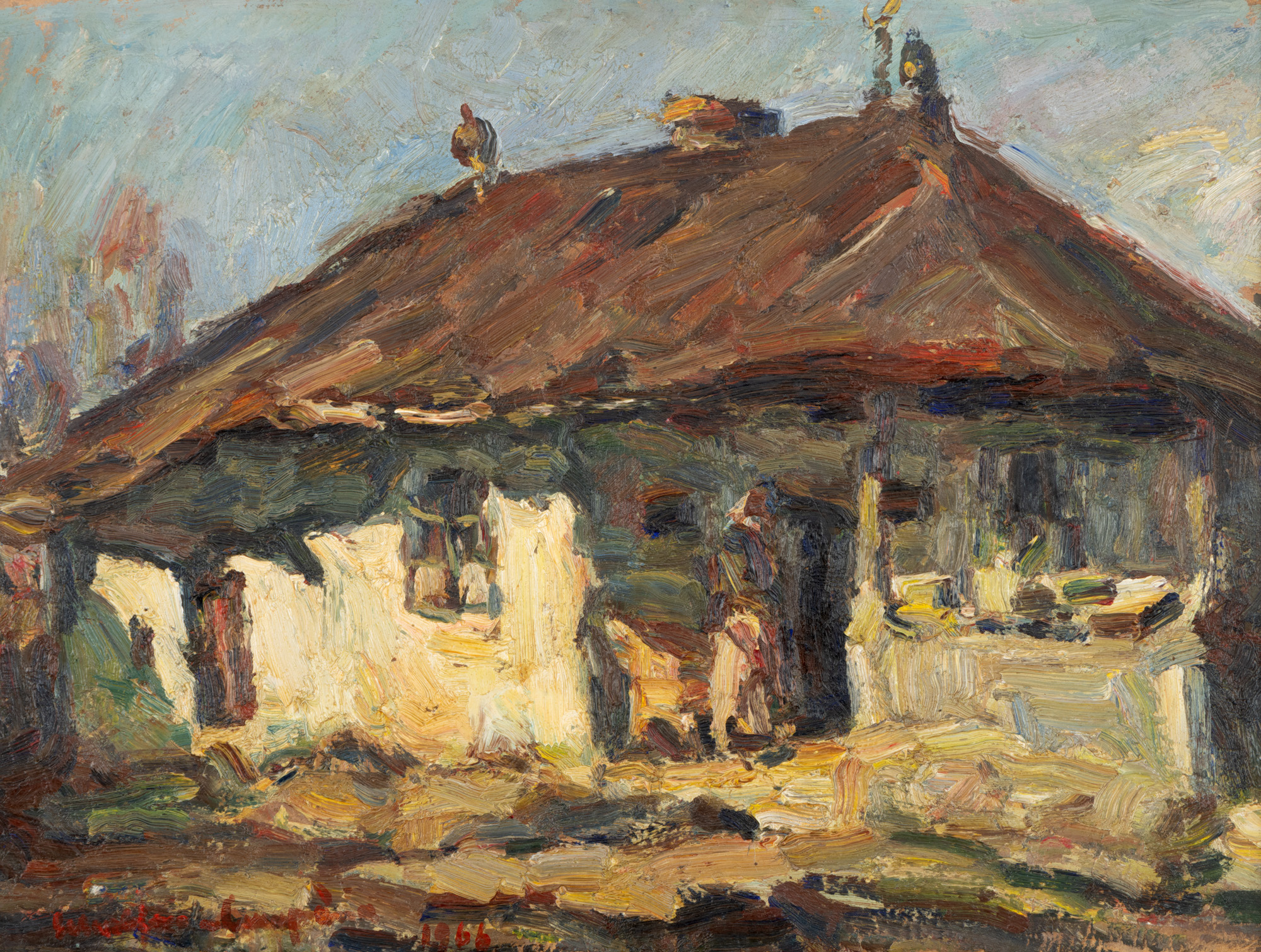 Peasant Woman in the Porch