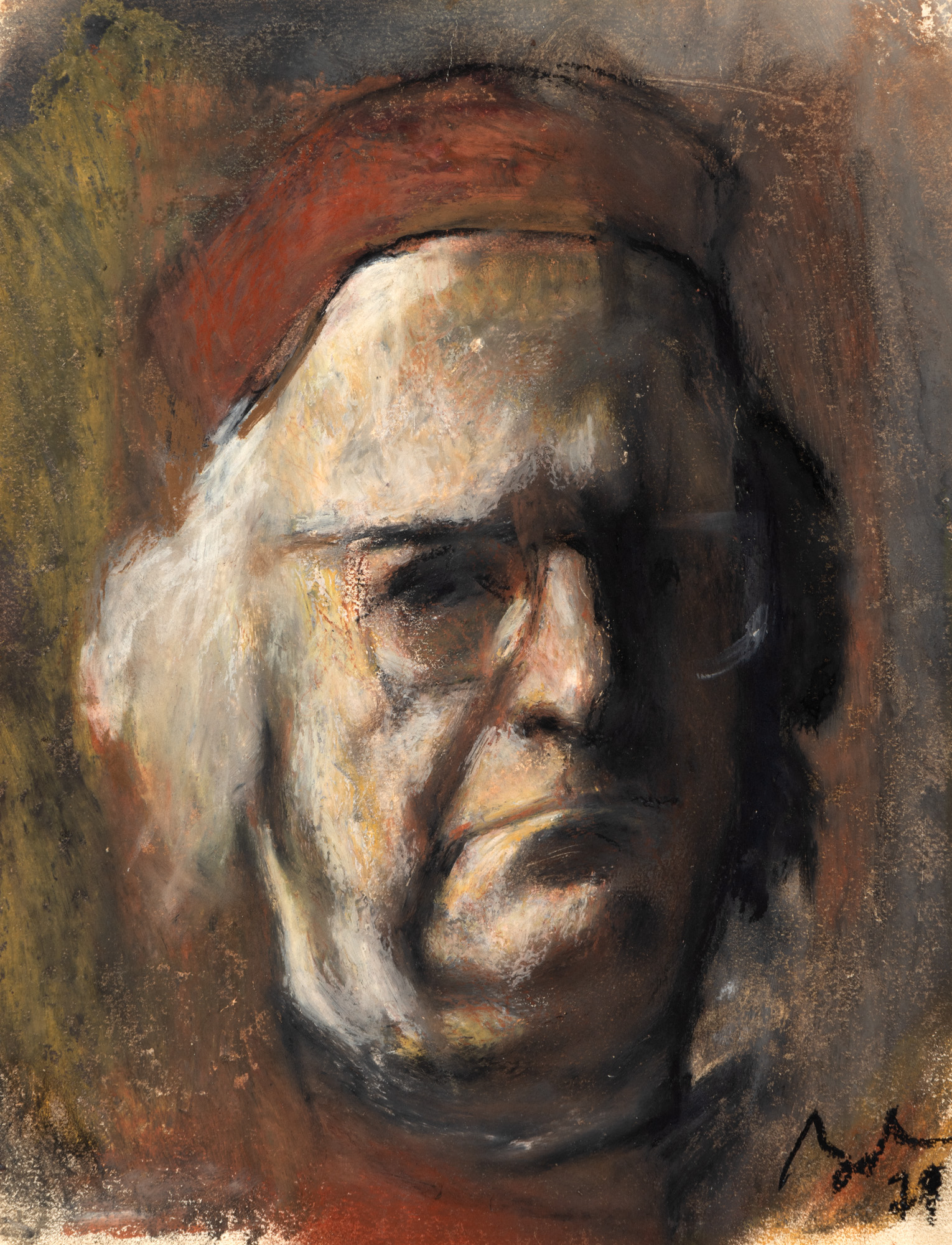 Self-portrait with Red Beret