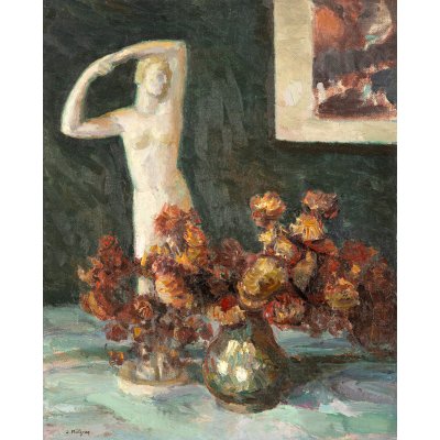 Flowers and Art (Marigolds and Mac Constantinescu)
