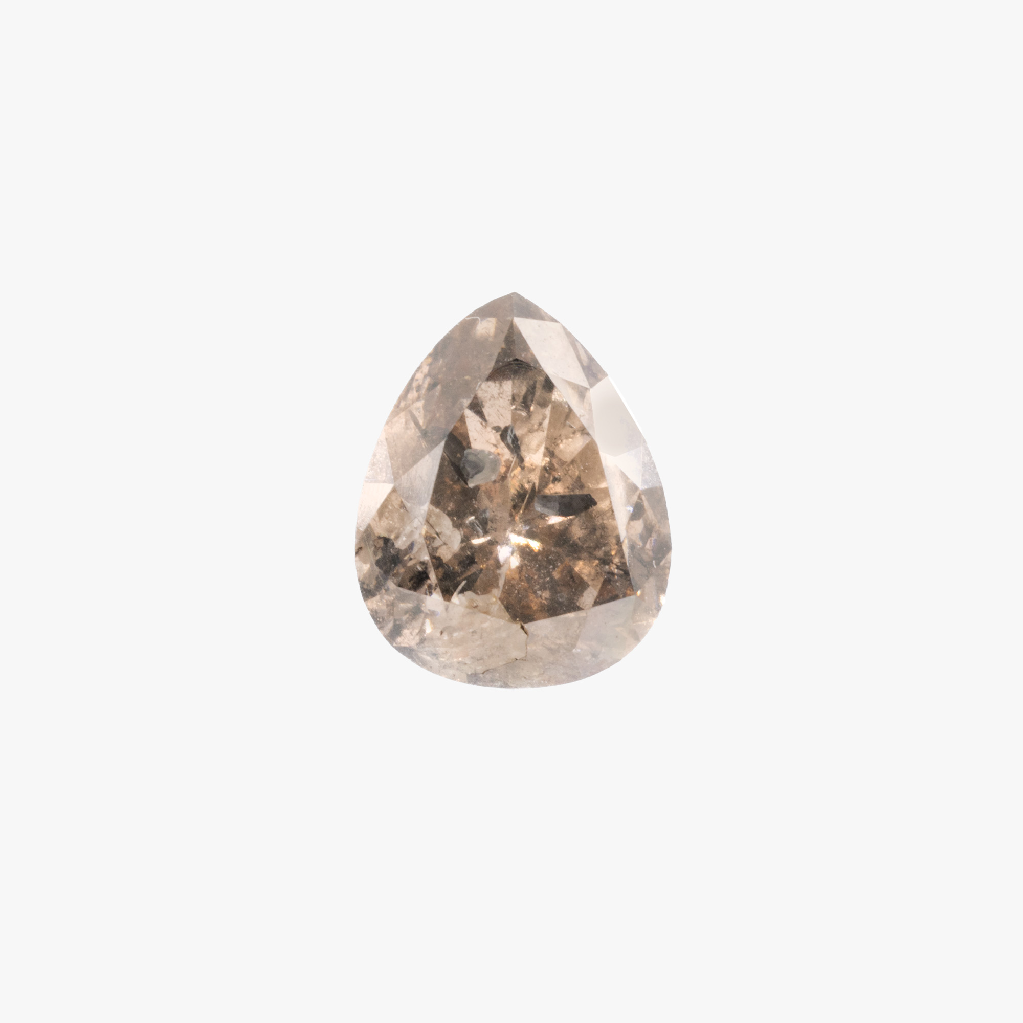 Faceted diamond pendant, fancy brown colour, approx. 2.18 ct., accompanied by ALGT gemological certificate