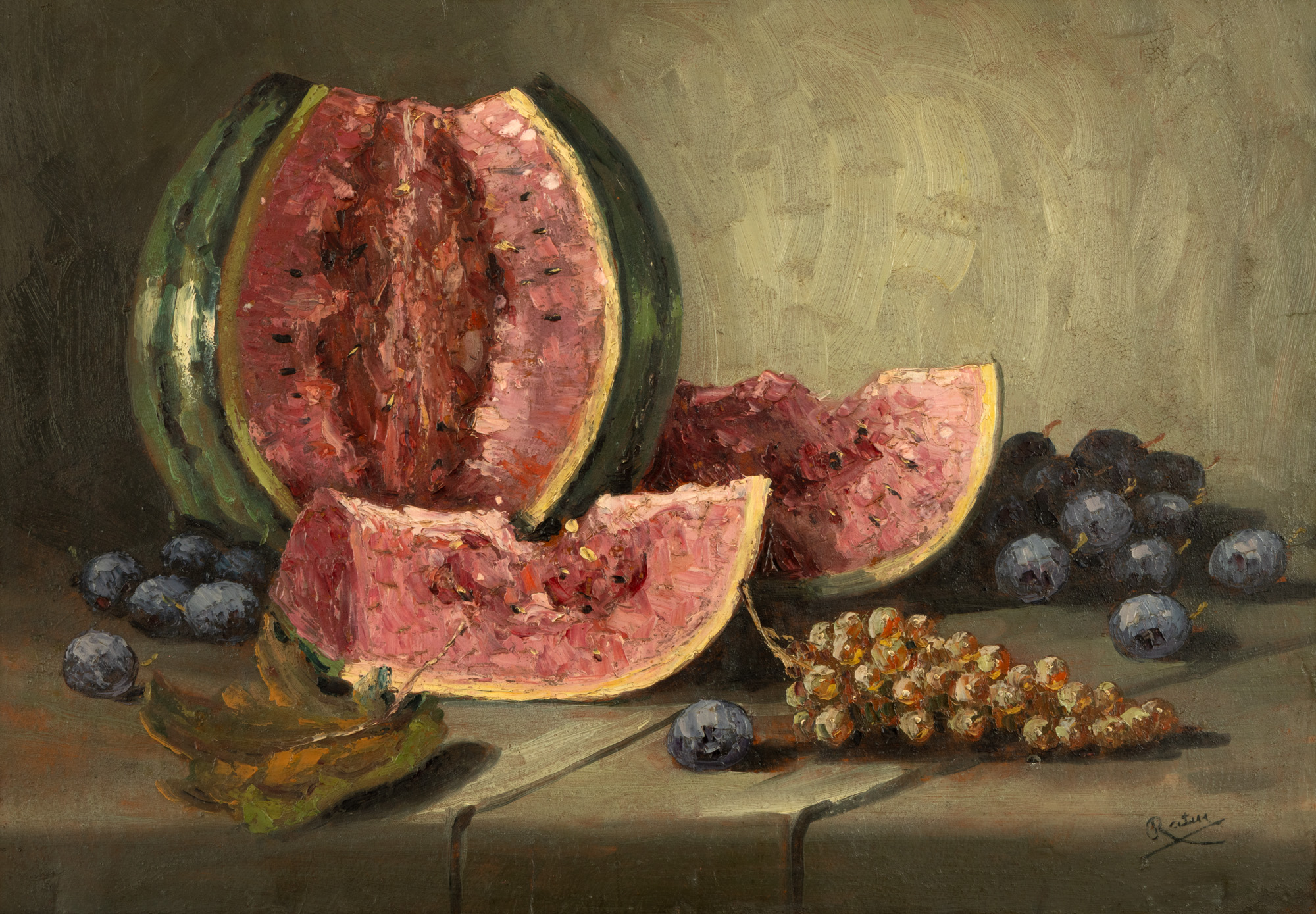 Still Life with Watermelon