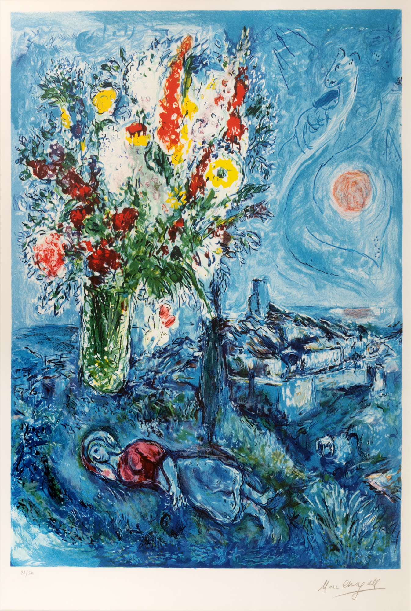 Odihnă (La dormeuse aux fleurs)
