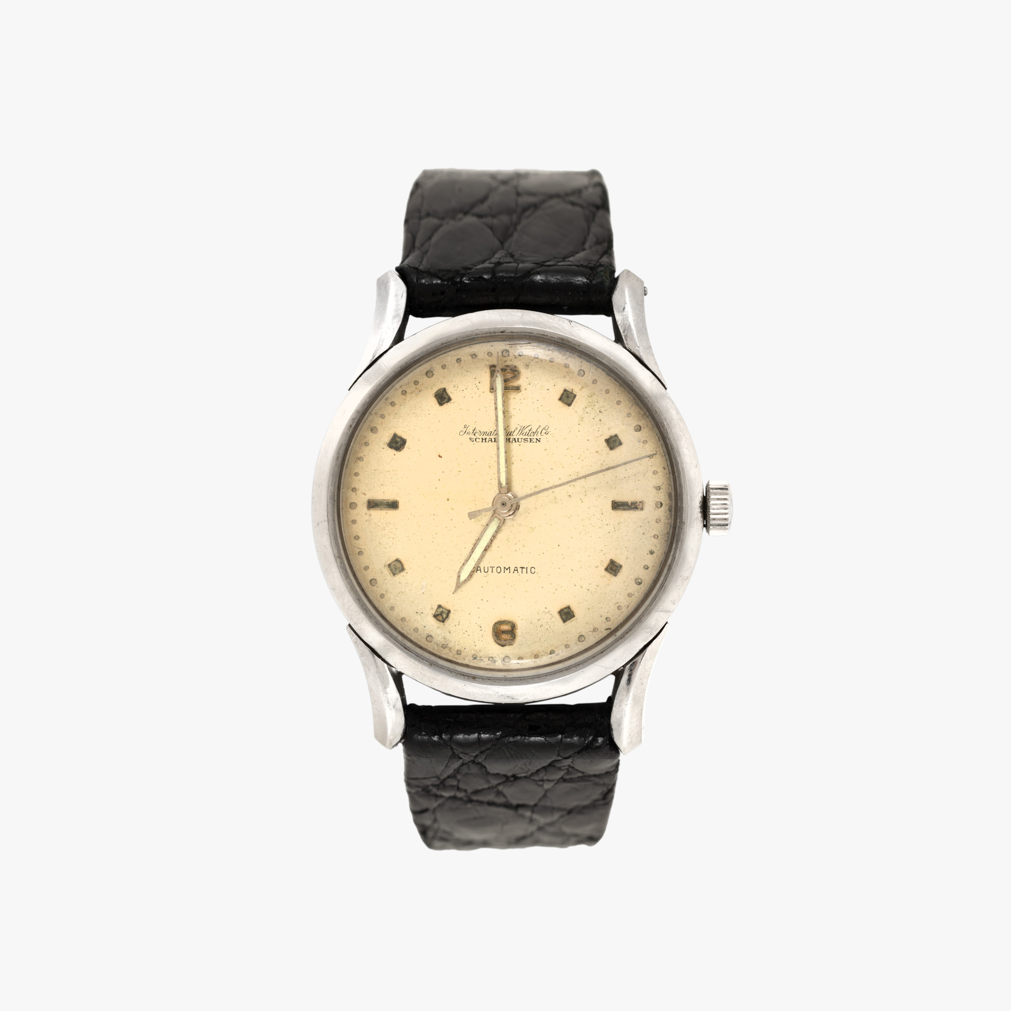 Rar ceas IWC Bombé Pyramid, de mână, bărbătesc, însoțit de cutia originală