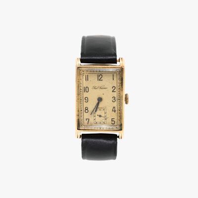 Paul Garnier Tank Watch, Gold, Handheld, Unisex