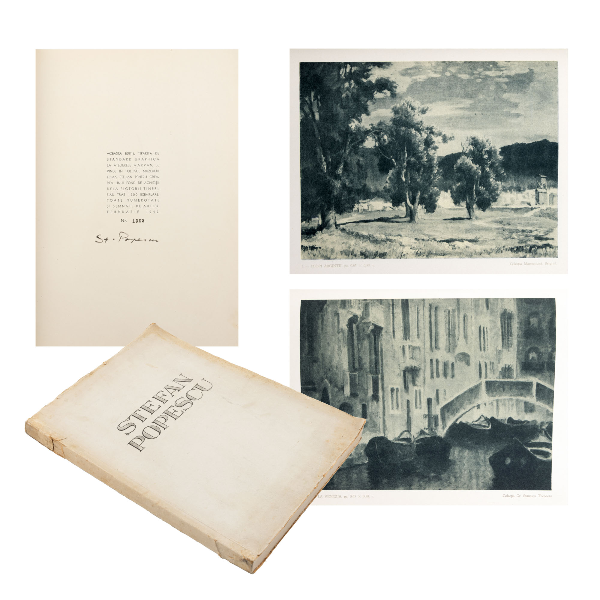 Album ''Ștefan Popescu'', 1947, exemplar 1563/1700