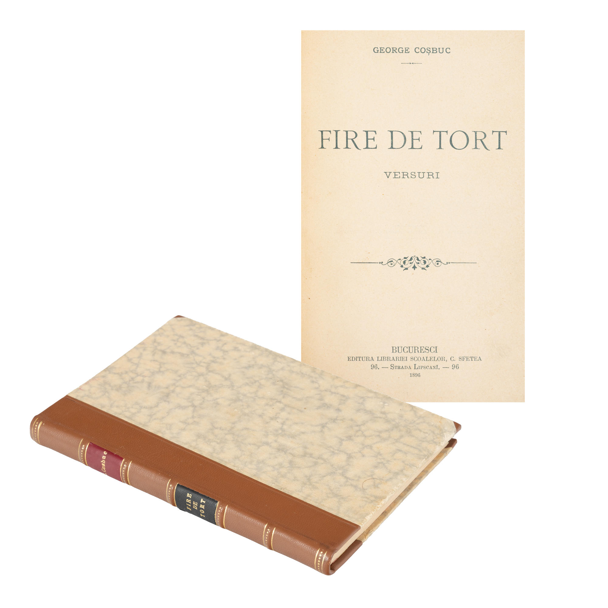 ”Fire de tort”, de George Coșbuc, ediție princeps, București, 1896