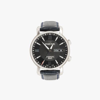 Wyler Vetta Reveil Hand-held Men's Watch, accompanied by the original box and warranty card