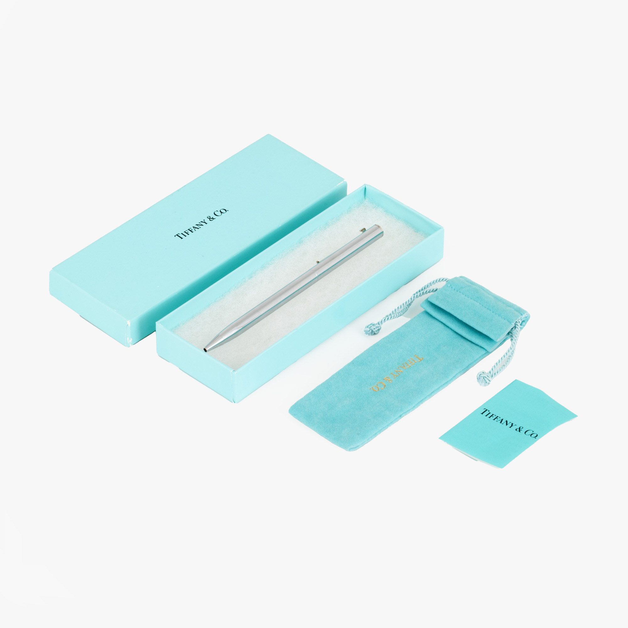 Pix Tiffany & Co, din argint, însoțit de cutia originală, pouch original și broșură