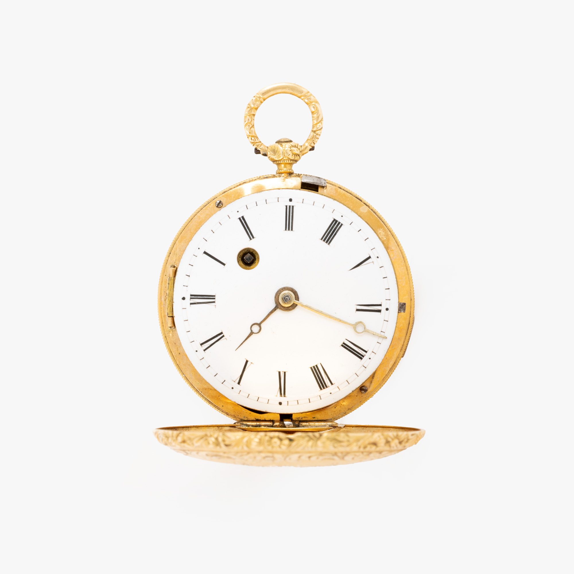 Lady's gold pocket watch