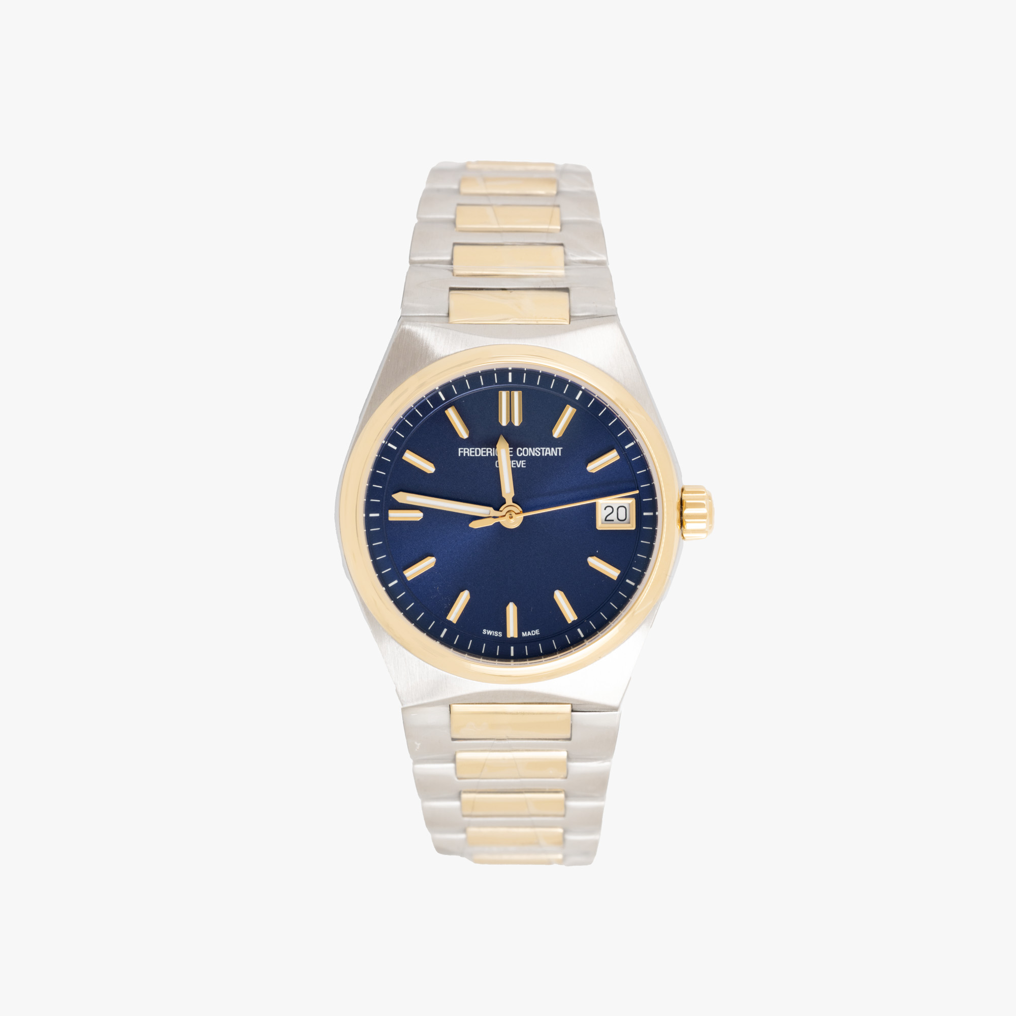 Ceas Frédérique Constant Highlife, din aur și oțel, de mână, de damă