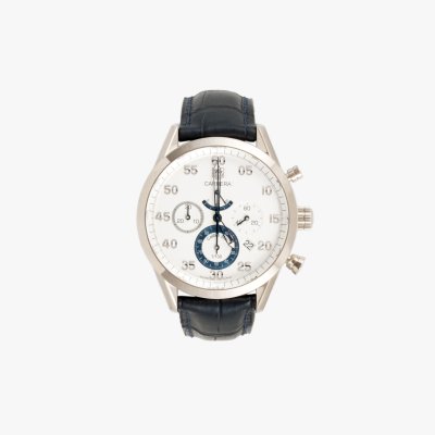 Rar ceas Tag Heuer Carrera Chrono Cal 360, din aur, ediție limitată No. 48/100, de mână, bărbătesc, însoțit de cutia originală, certificat pentru chronometru, card de garanție și manual de utilizare