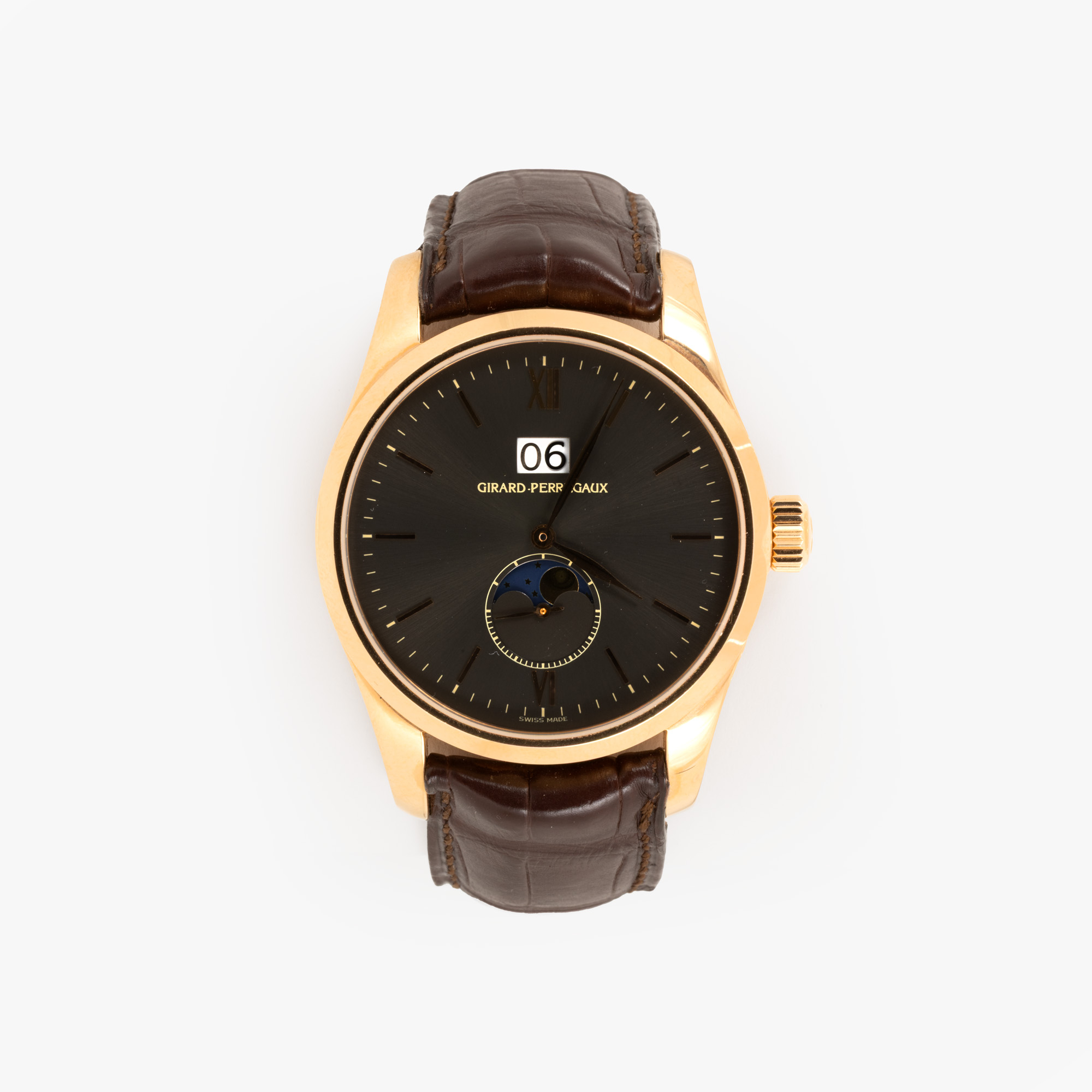 Ceas Girard Perregaux 1966, din aur, de mână, bărbătesc, însoțit de cutia originală