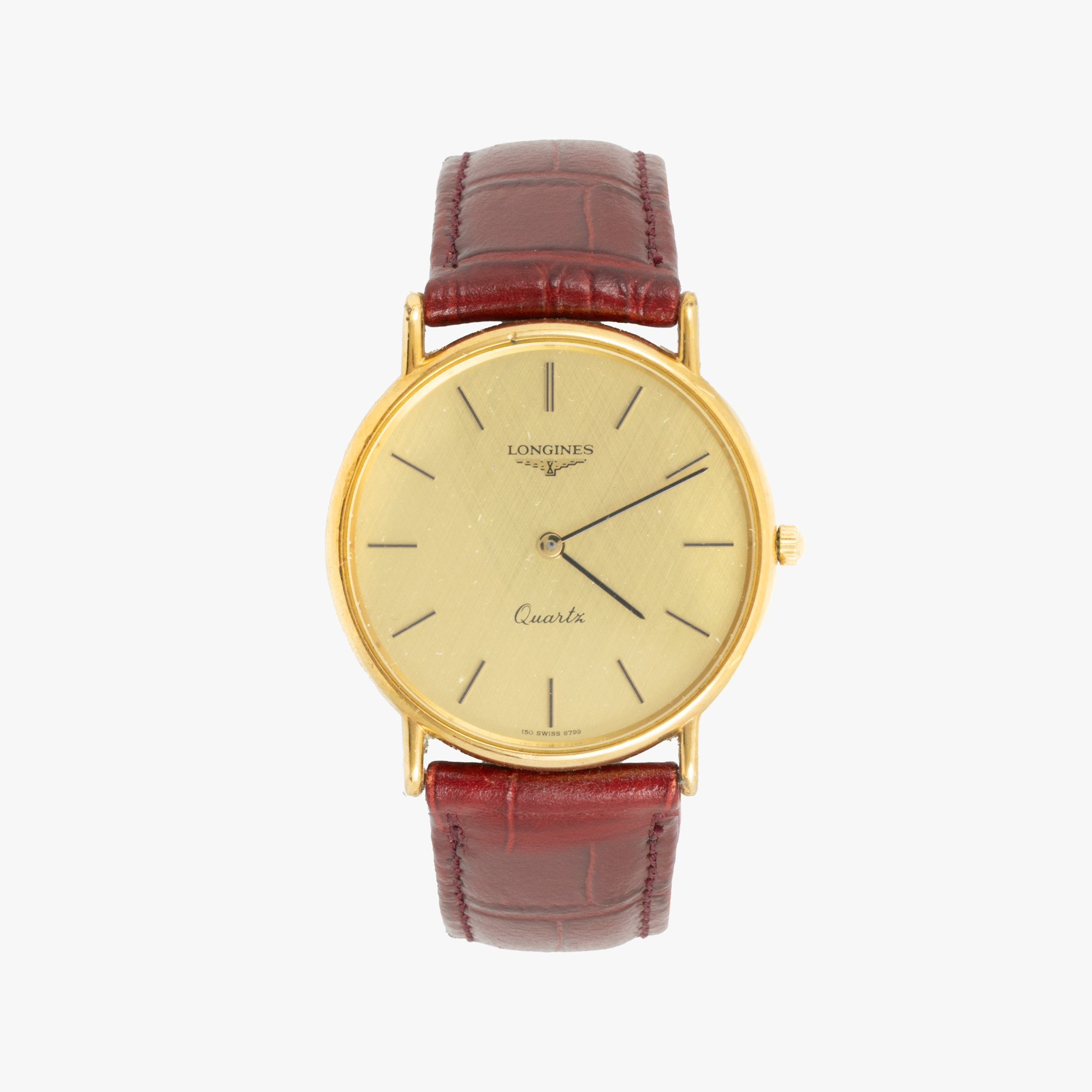 Ceas Longines La Grande Classique, din oțel placat cu aur, de mână, unisex