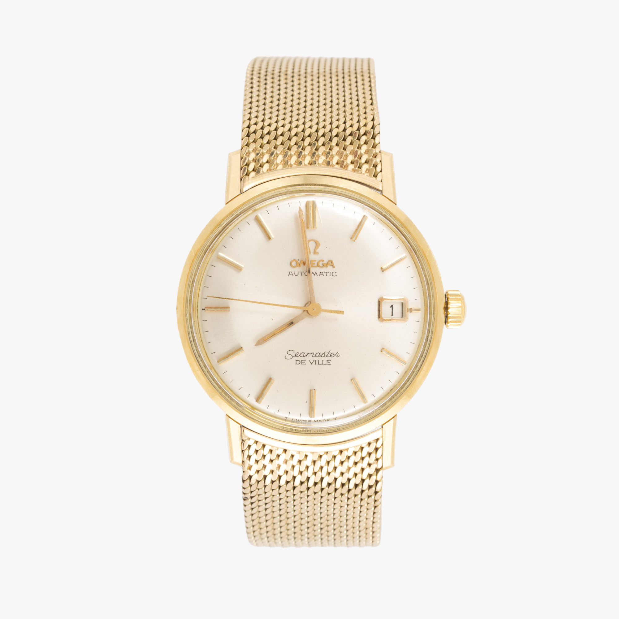 Ceas Omega Seamaster De Ville, din aur, de mână, bărbătesc