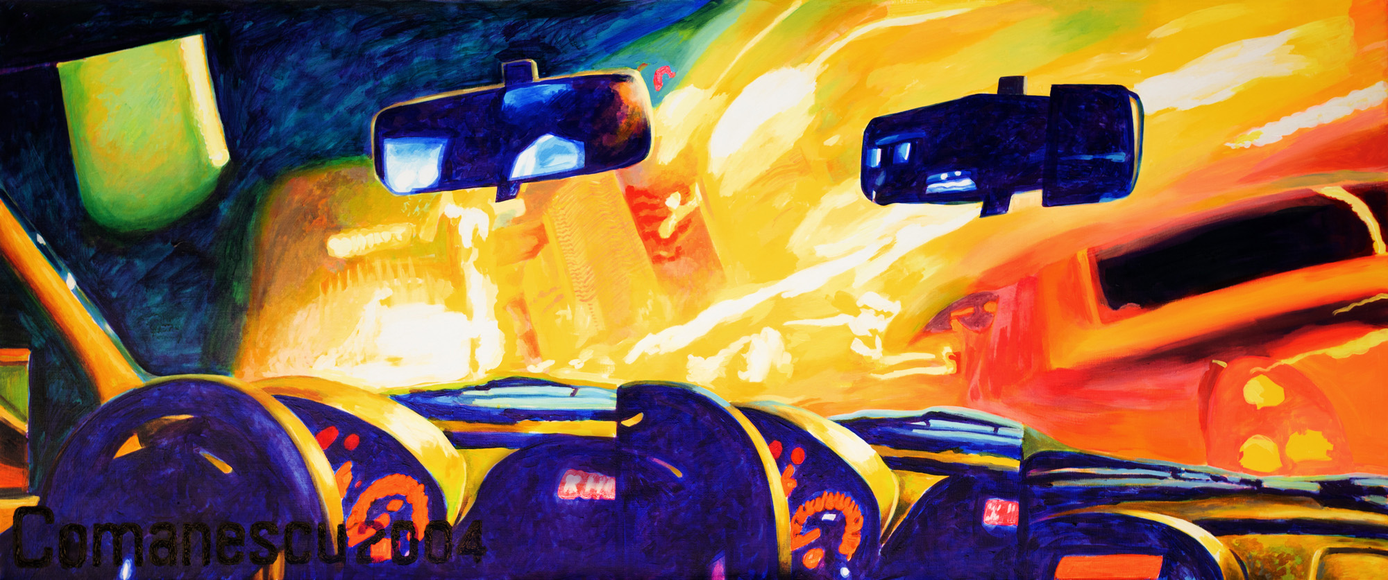 Some Objects in Mirror Are Wronger than They Appear (seria "Wrong Paintings")